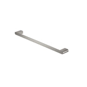 NERO BIANCA SINGLE TOWEL RAIL 600MM BRUSHED NICKEL - Ideal Bathroom CentreNR9024BN