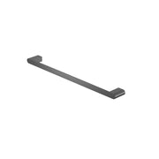 NERO BIANCA SINGLE TOWEL RAIL 600MM GUN METAL - Ideal Bathroom CentreNR9024GM