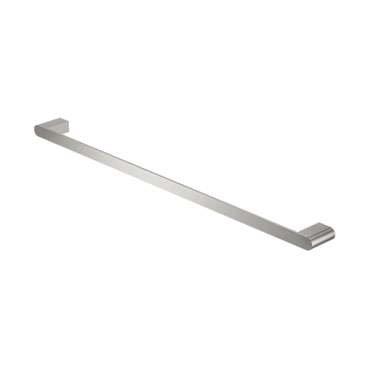 NERO BIANCA SINGLE TOWEL RAIL 800MM BRUSHED NICKEL - Ideal Bathroom CentreNR9030BN