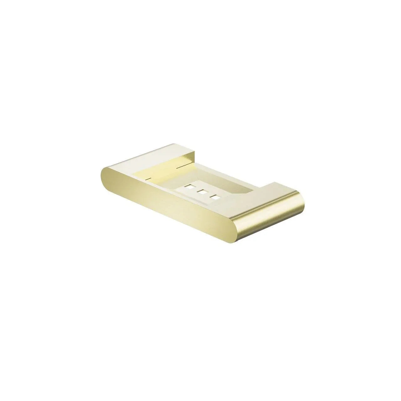 NERO BIANCA SOAP DISH HOLDER BRUSHED GOLD - Ideal Bathroom CentreNR9081BG