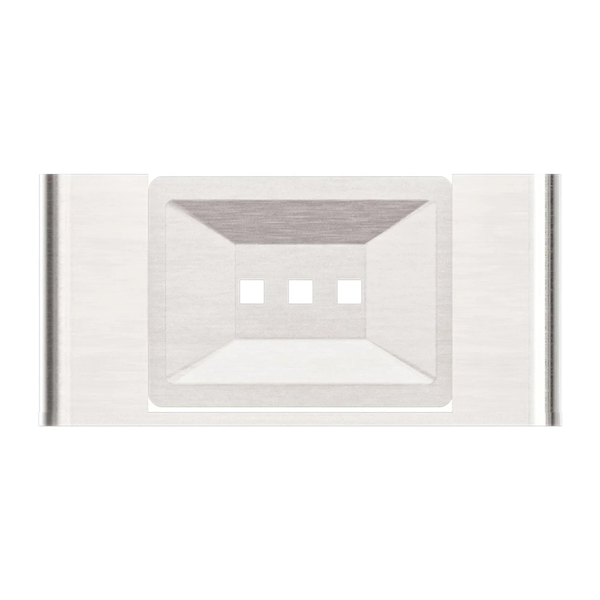 NERO BIANCA SOAP DISH HOLDER BRUSHED NICKEL - Ideal Bathroom CentreNR9081BN