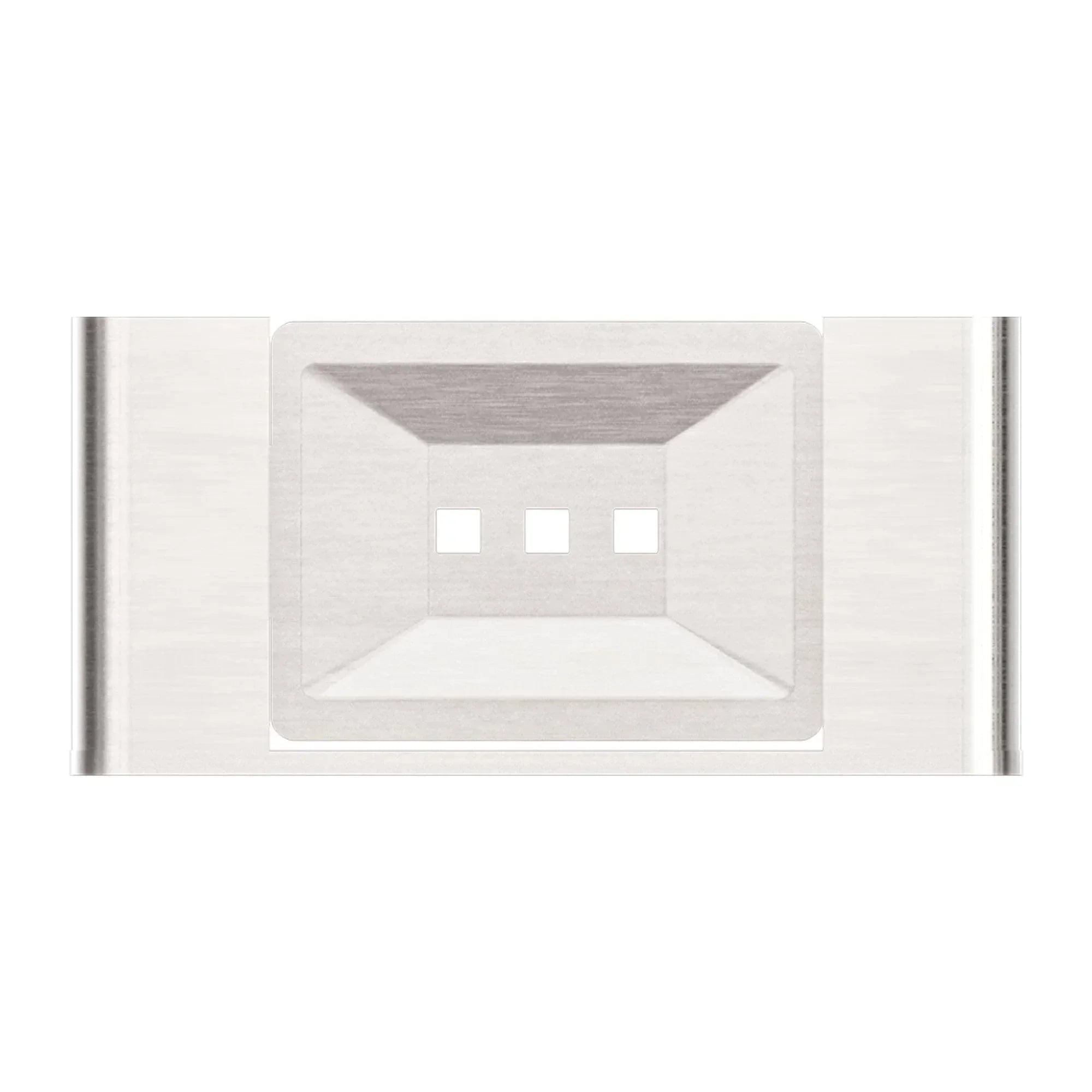 NERO BIANCA SOAP DISH HOLDER BRUSHED NICKEL - Ideal Bathroom CentreNR9081BN