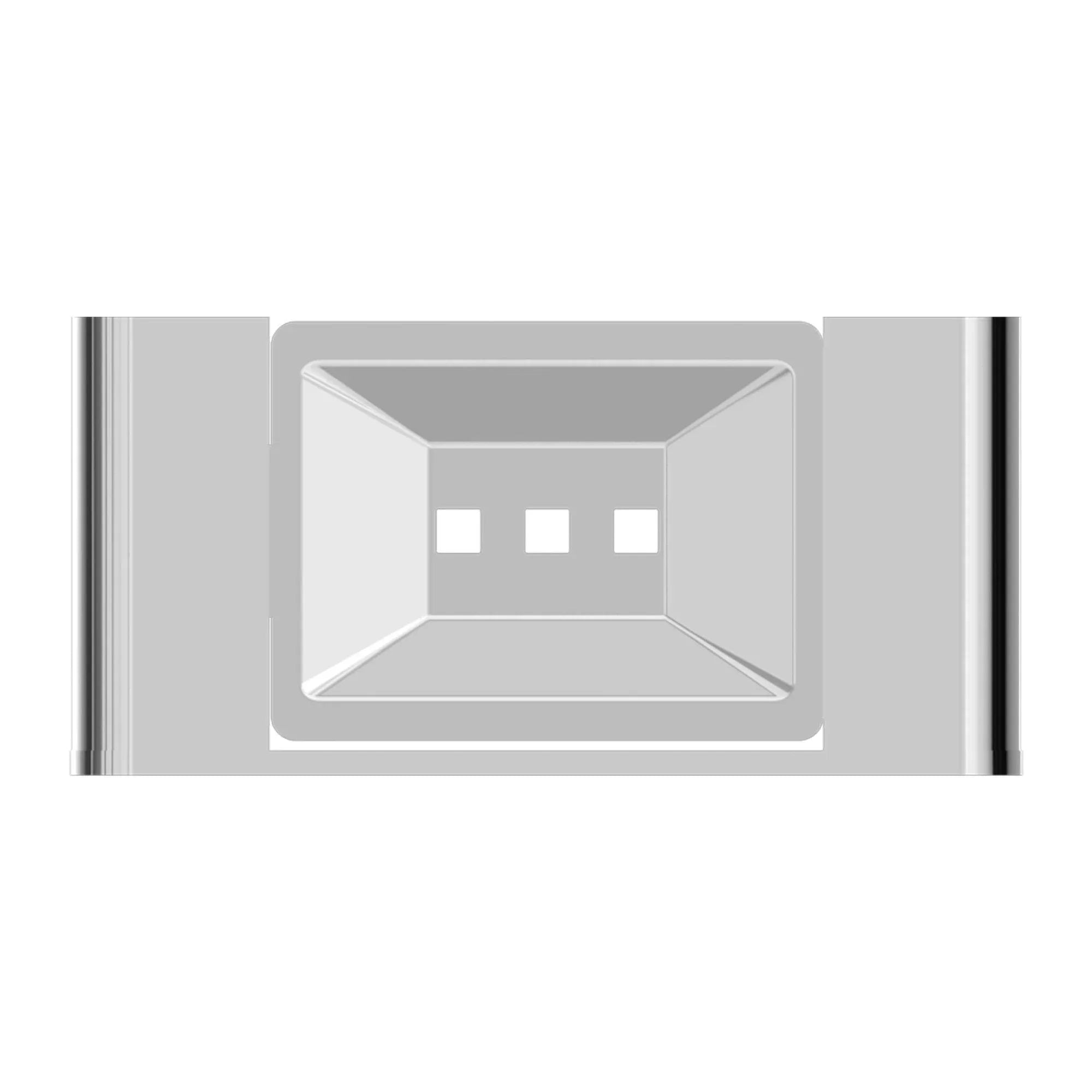 NERO BIANCA SOAP DISH HOLDER CHROME - Ideal Bathroom CentreNR9081CH