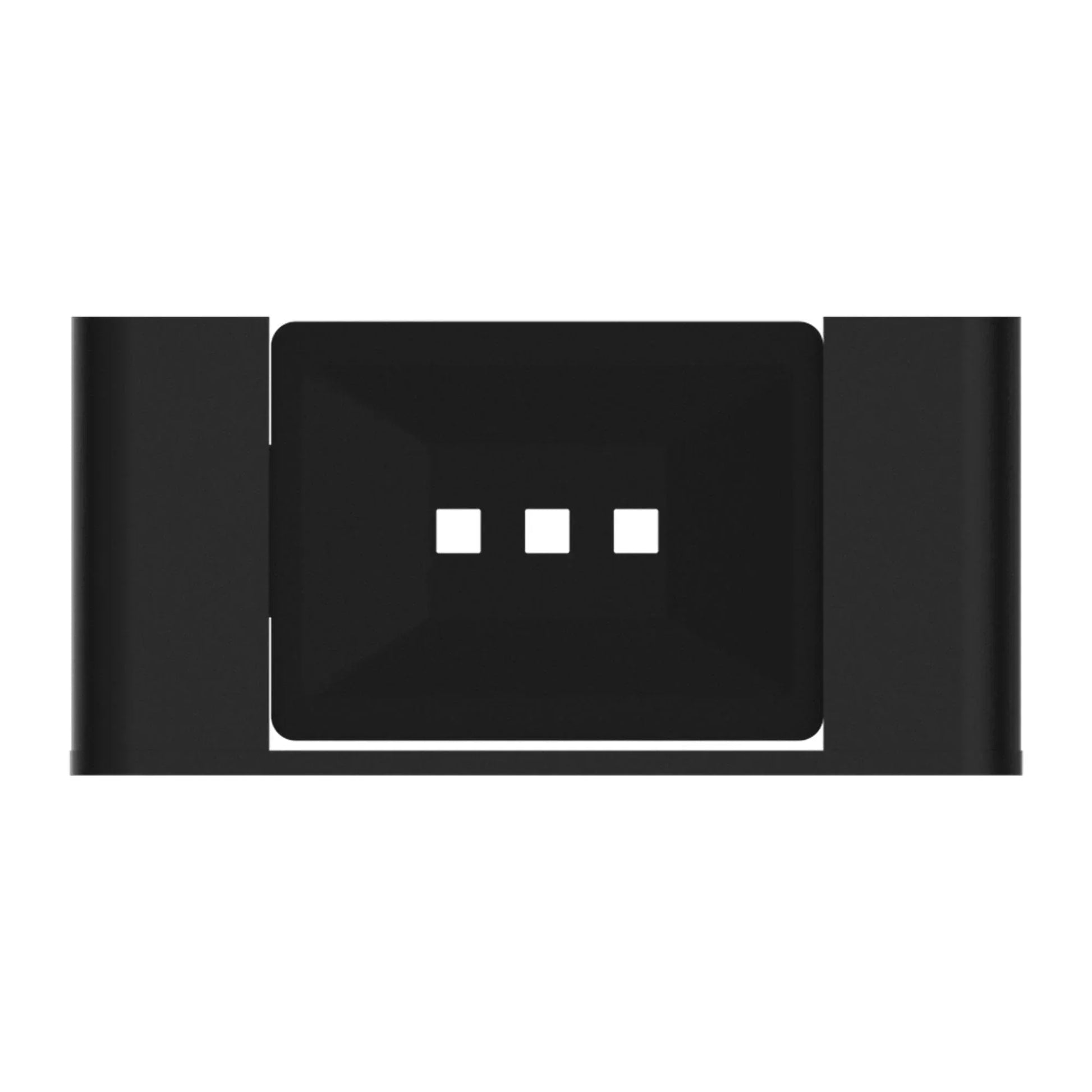 NERO BIANCA SOAP DISH HOLDER MATTE BLACK - Ideal Bathroom CentreNR9081MB