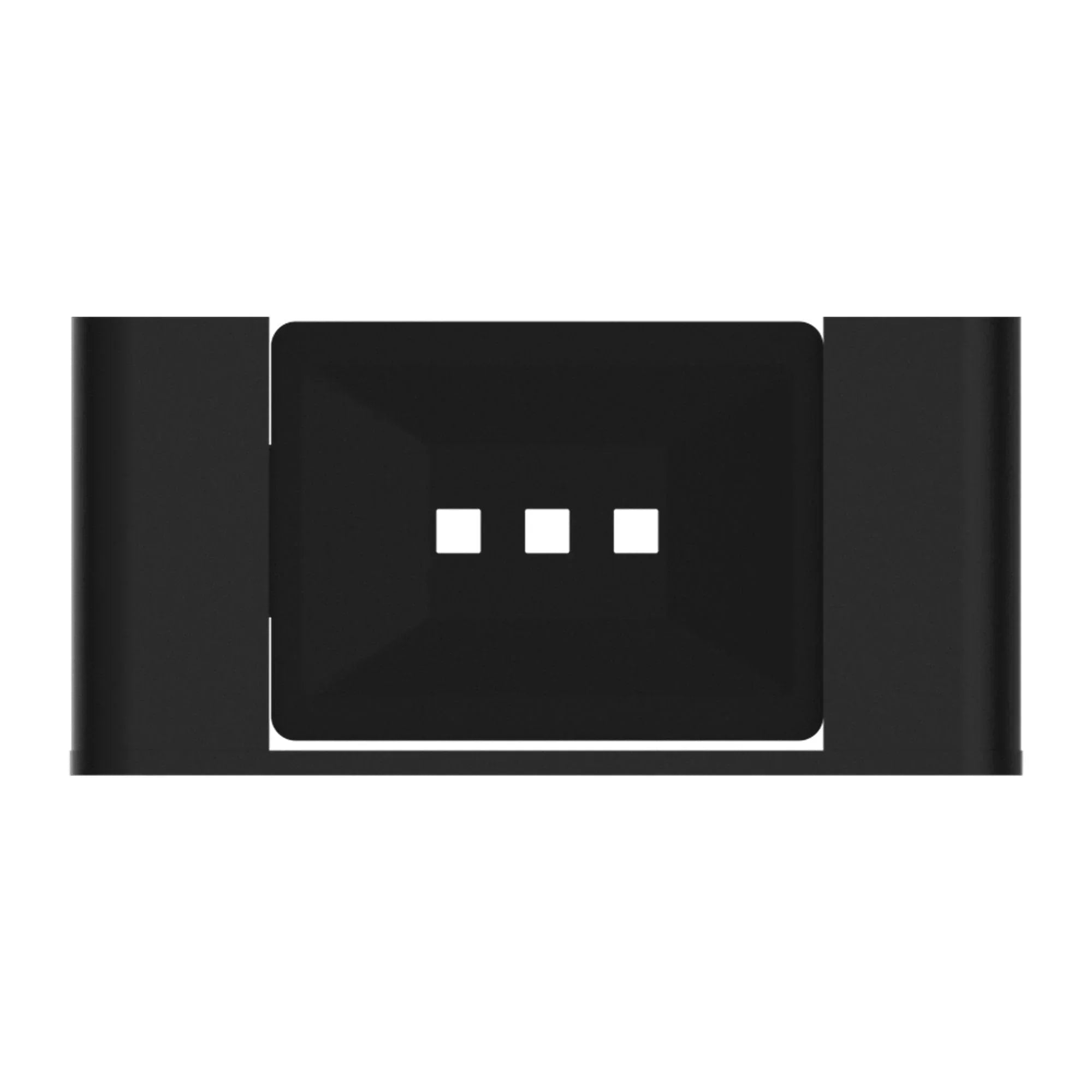 NERO BIANCA SOAP DISH HOLDER MATTE BLACK - Ideal Bathroom CentreNR9081MB