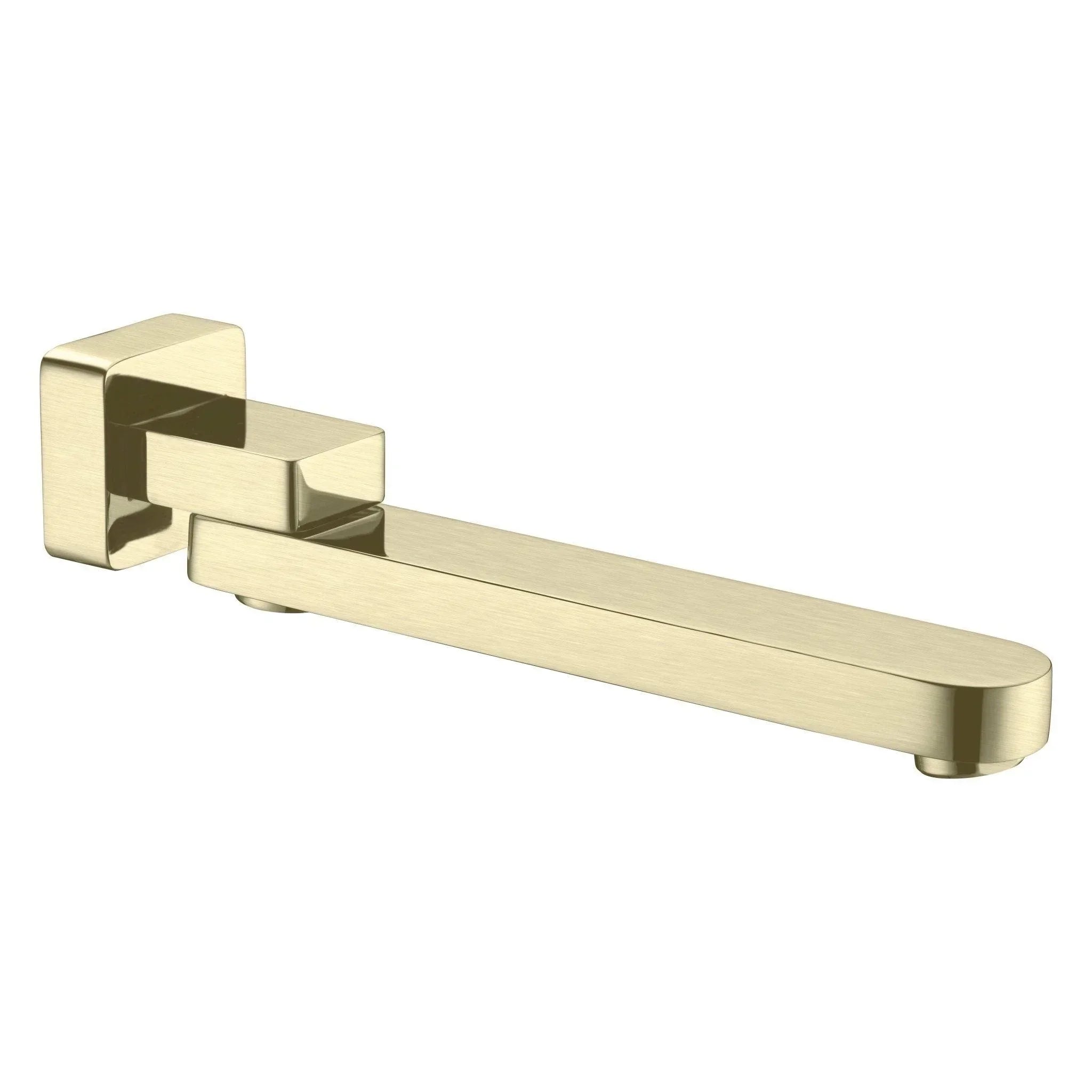NERO BIANCA SWIVEL BATH SPOUT ONLY BRUSHED GOLD - Ideal Bathroom CentreNR207BG