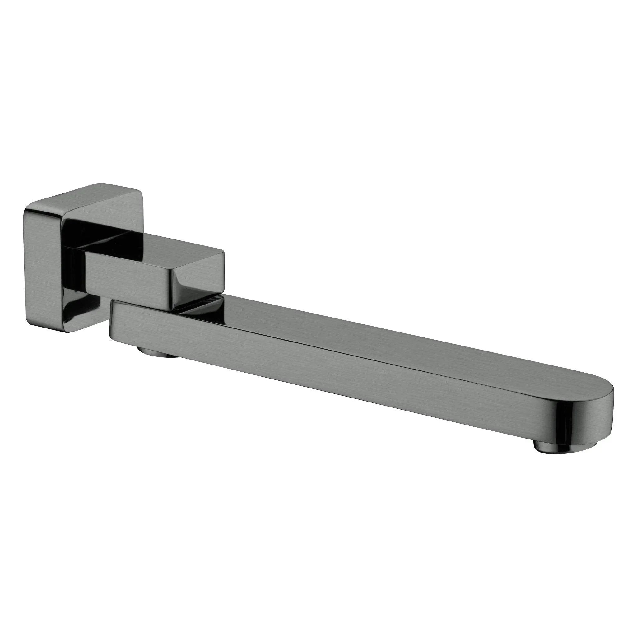 NERO BIANCA SWIVEL BATH SPOUT ONLY GUN METAL - Ideal Bathroom CentreNR207GM