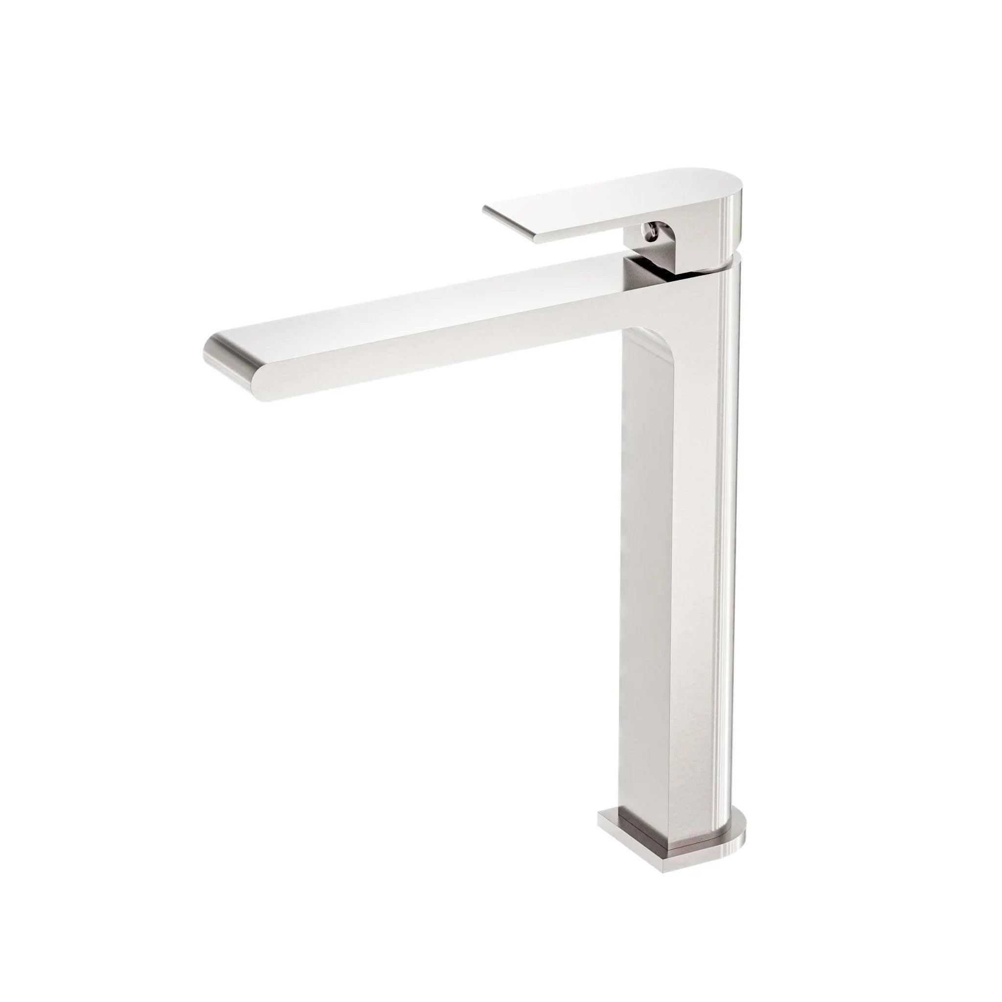 NERO BIANCA TALL BASIN MIXER BRUSHED NICKEL - Ideal Bathroom CentreNR321501aBN