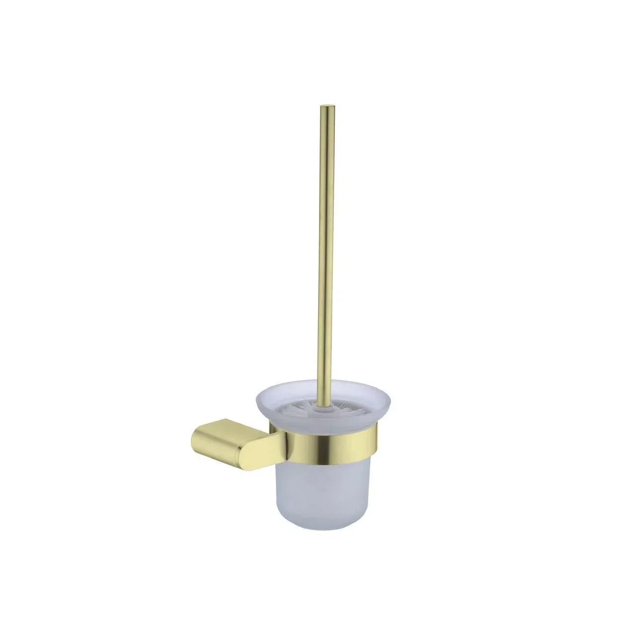 NERO BIANCA TOILET BRUSH HOLDER BRUSHED GOLD - Ideal Bathroom CentreNR9088BG