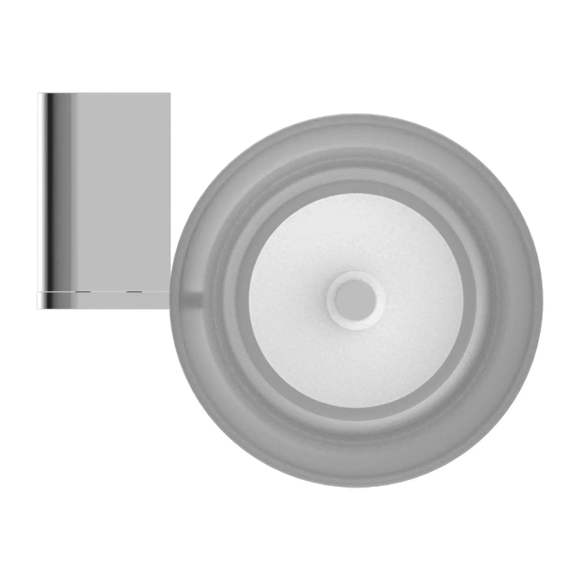 NERO BIANCA TOILET BRUSH HOLDER CHROME - Ideal Bathroom CentreNR9088CH