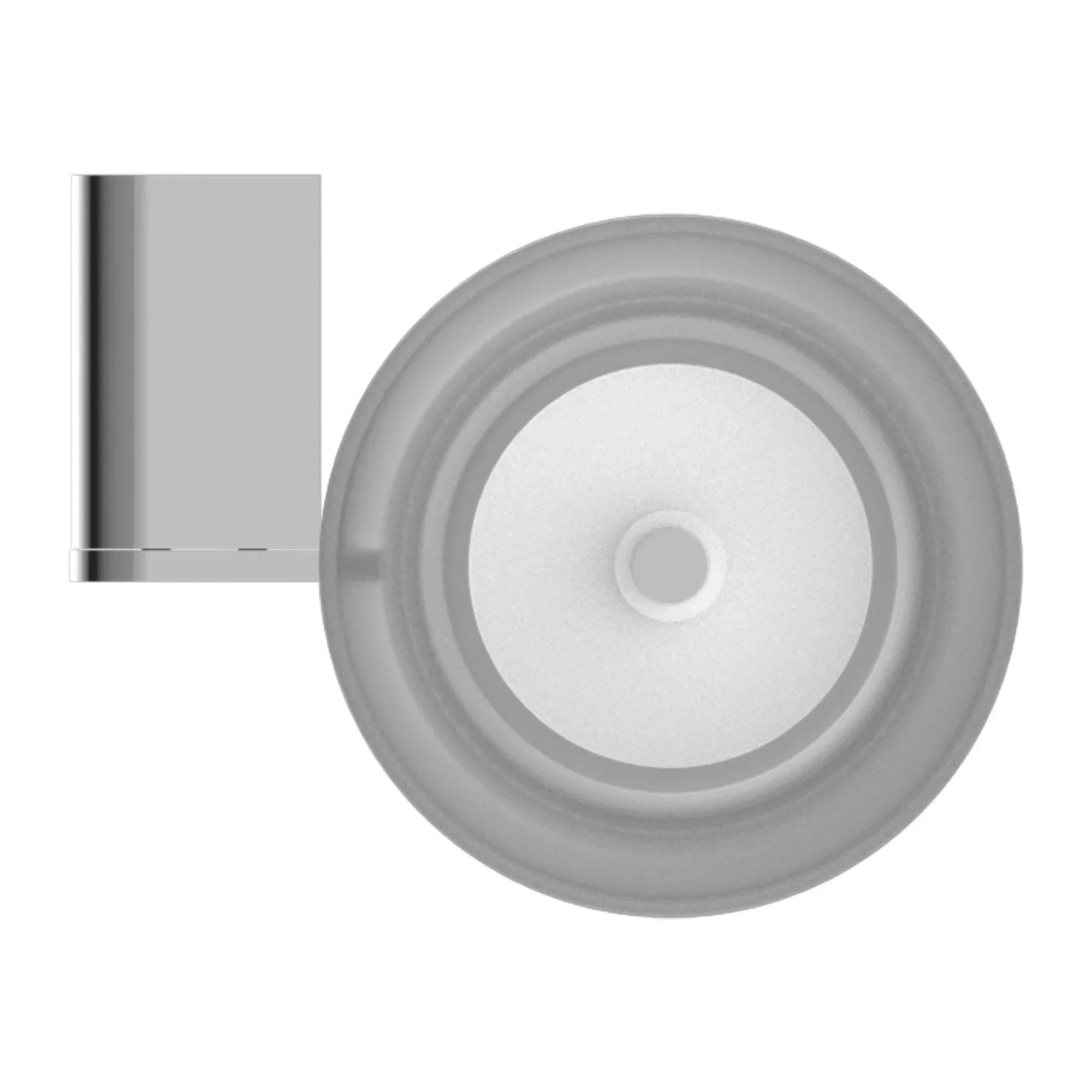 NERO BIANCA TOILET BRUSH HOLDER CHROME - Ideal Bathroom CentreNR9088CH