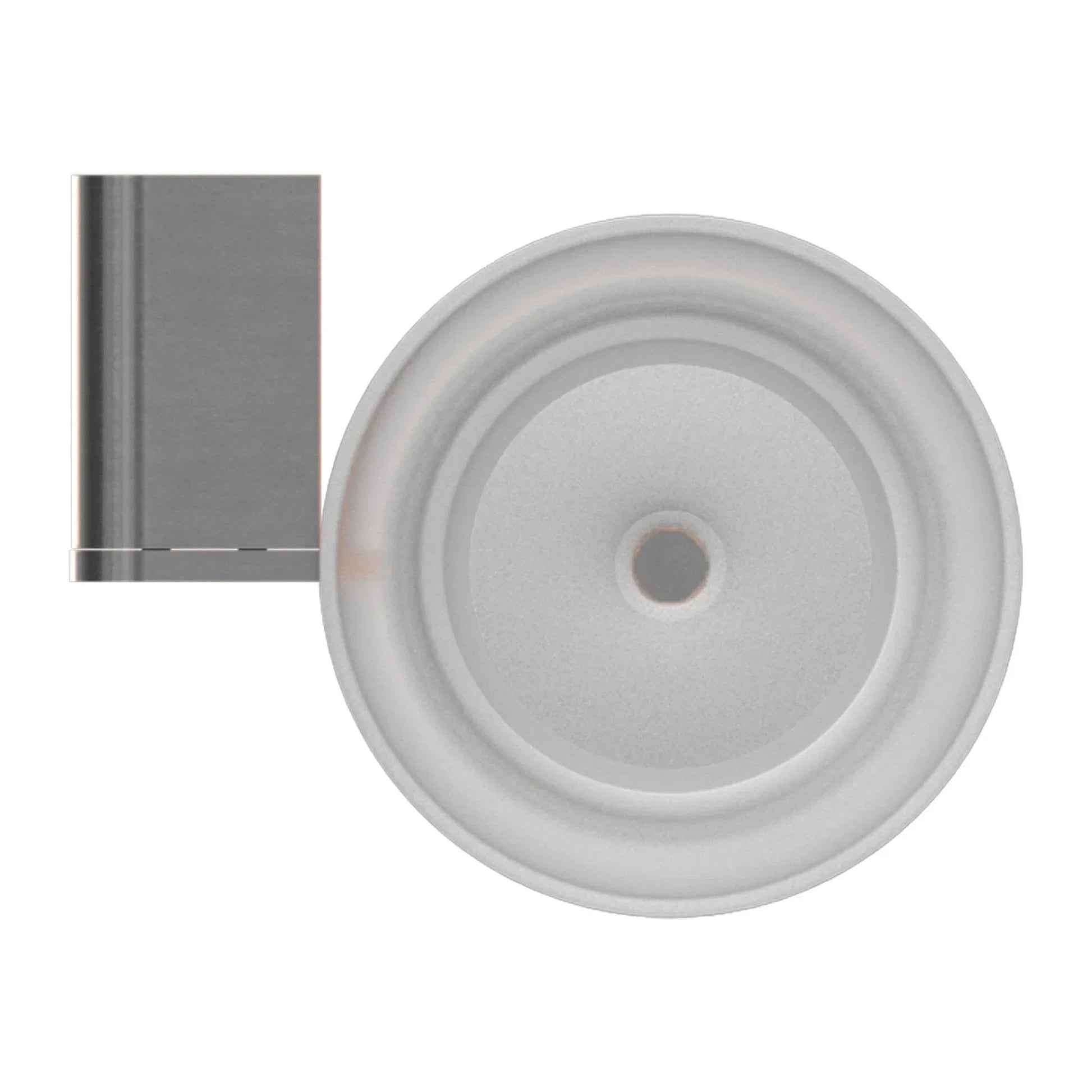 NERO BIANCA TOILET BRUSH HOLDER GUN METAL - Ideal Bathroom CentreNR9088GM