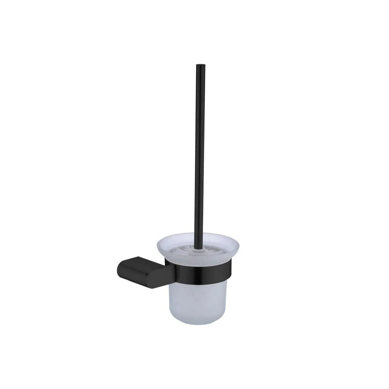 NERO BIANCA TOILET BRUSH HOLDER MATTE BLACK - Ideal Bathroom CentreNR9088MB