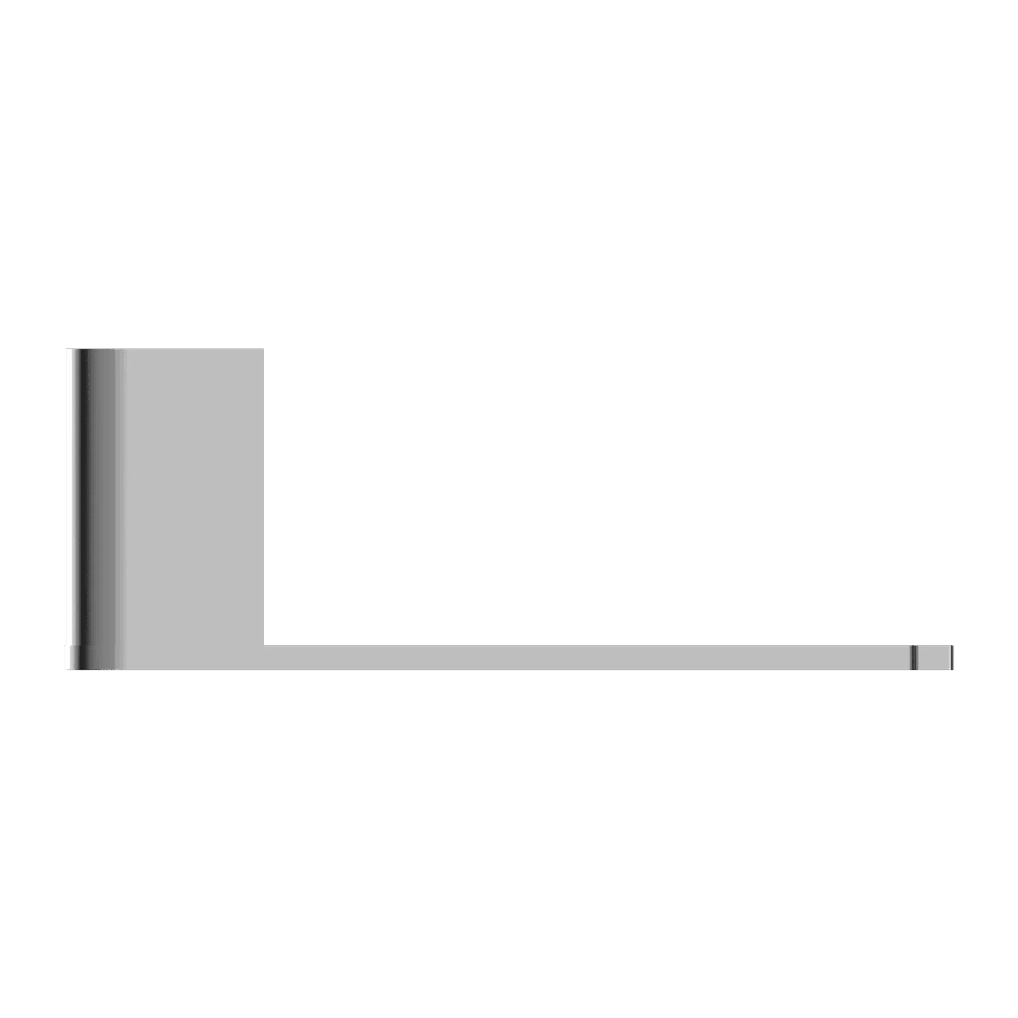 NERO BIANCA TOILET ROLL HOLDER CHROME - Ideal Bathroom CentreNR9086CH