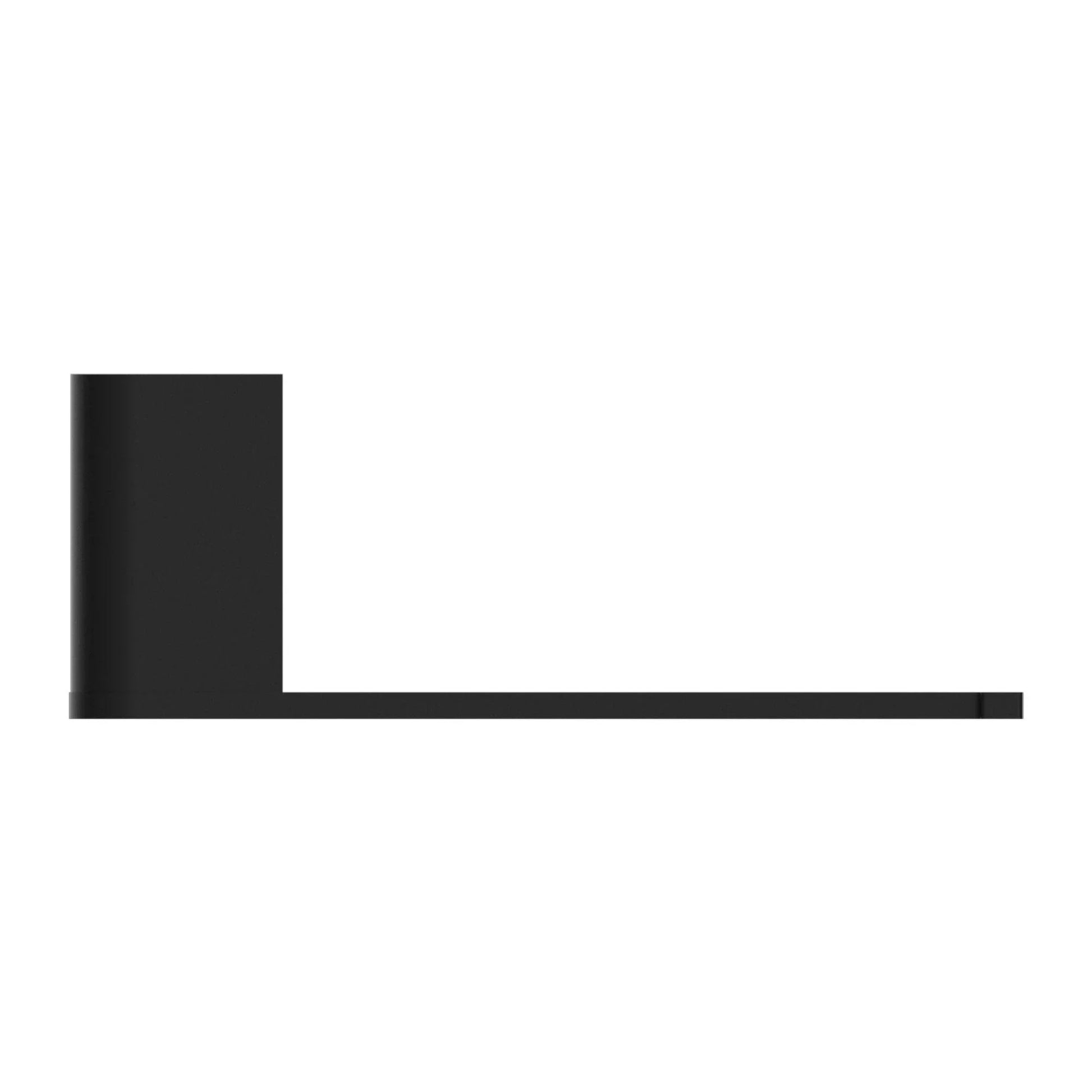 NERO BIANCA TOILET ROLL HOLDER MATTE BLACK - Ideal Bathroom CentreNR9086MB