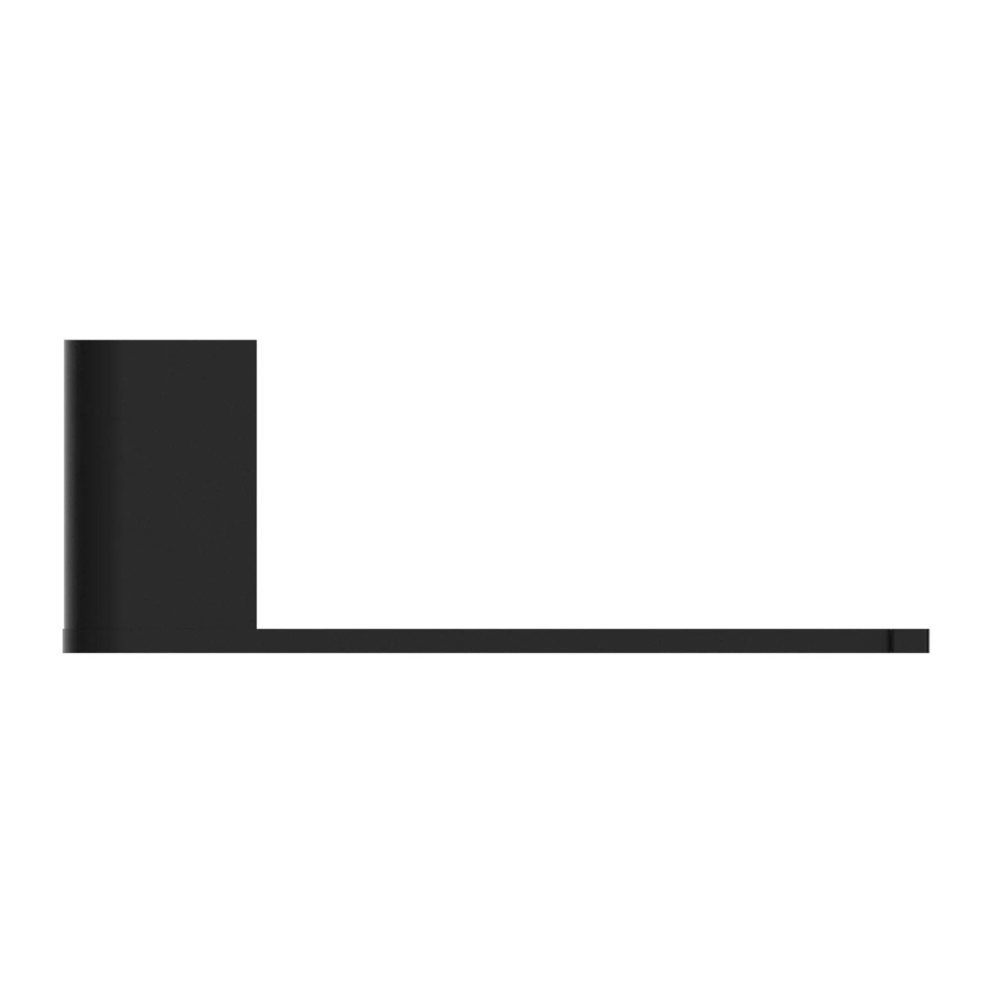 NERO BIANCA TOILET ROLL HOLDER MATTE BLACK - Ideal Bathroom CentreNR9086MB