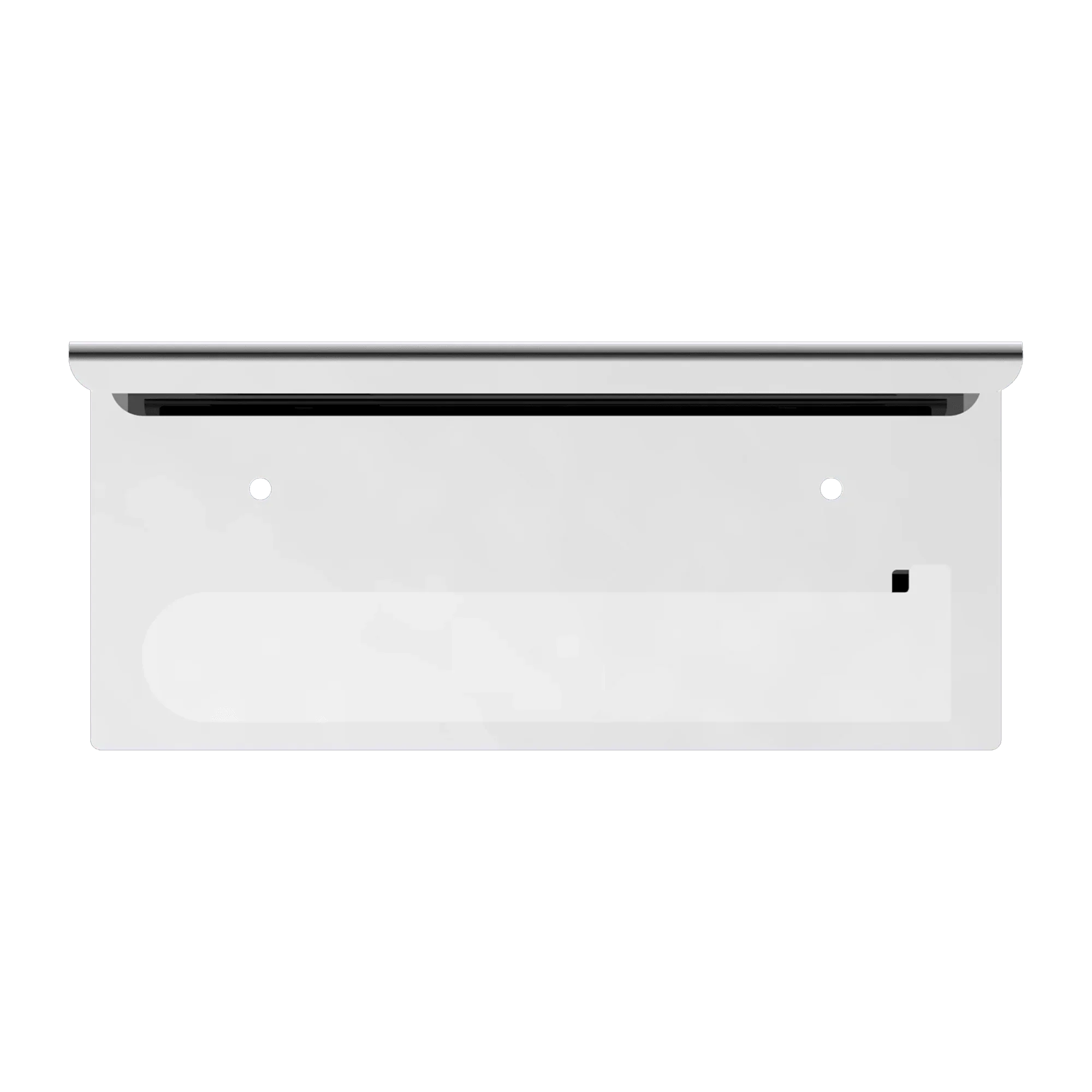 NERO BIANCA TOILET ROLL HOLDER WITH PHONE HOLDER CHROME - Ideal Bathroom CentreNR9086aCH