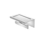 NERO BIANCA TOILET ROLL HOLDER WITH PHONE HOLDER CHROME - Ideal Bathroom CentreNR9086aCH