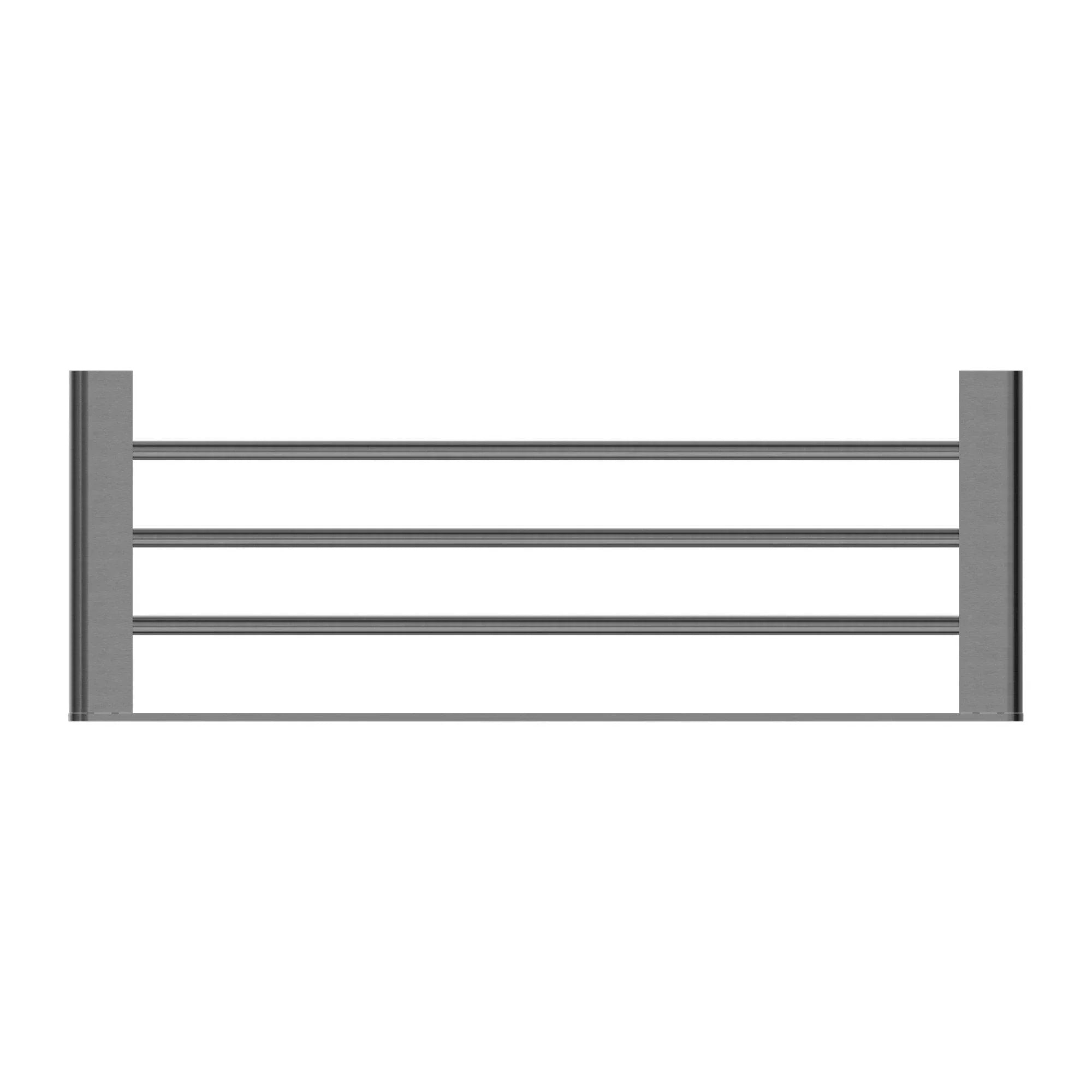 NERO BIANCA TOWEL RACK GUN METAL - Ideal Bathroom CentreNR9089GM