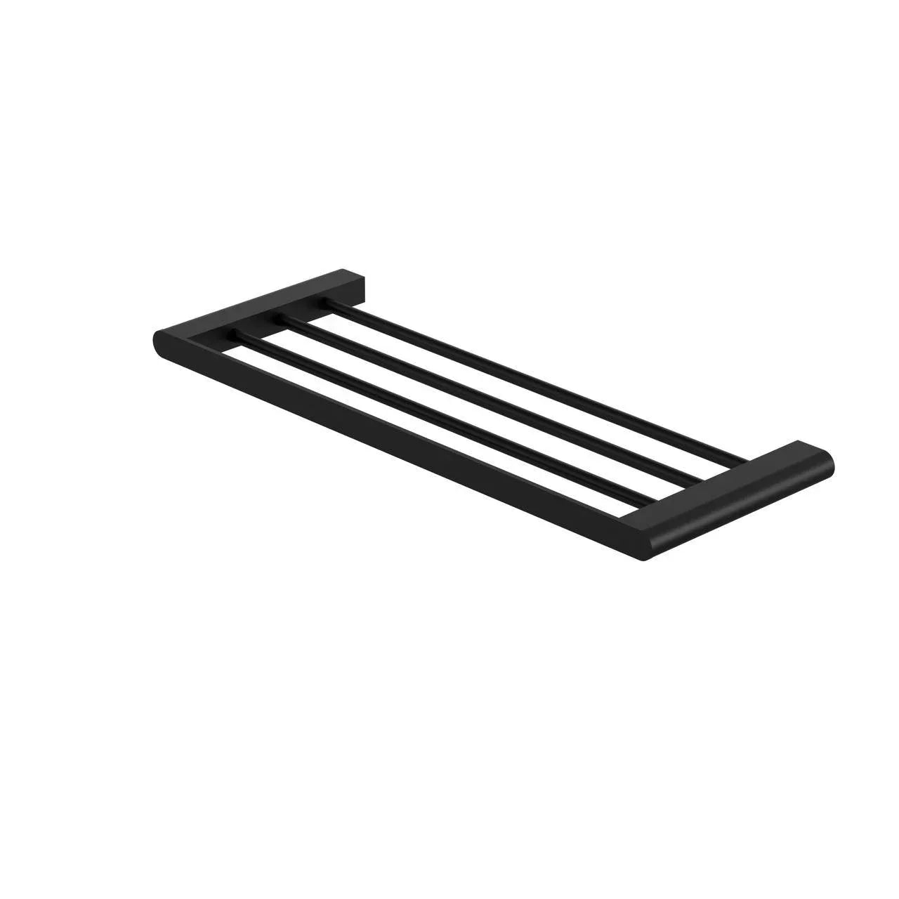 NERO BIANCA TOWEL RACK MATTE BLACK - Ideal Bathroom CentreNR9089MB