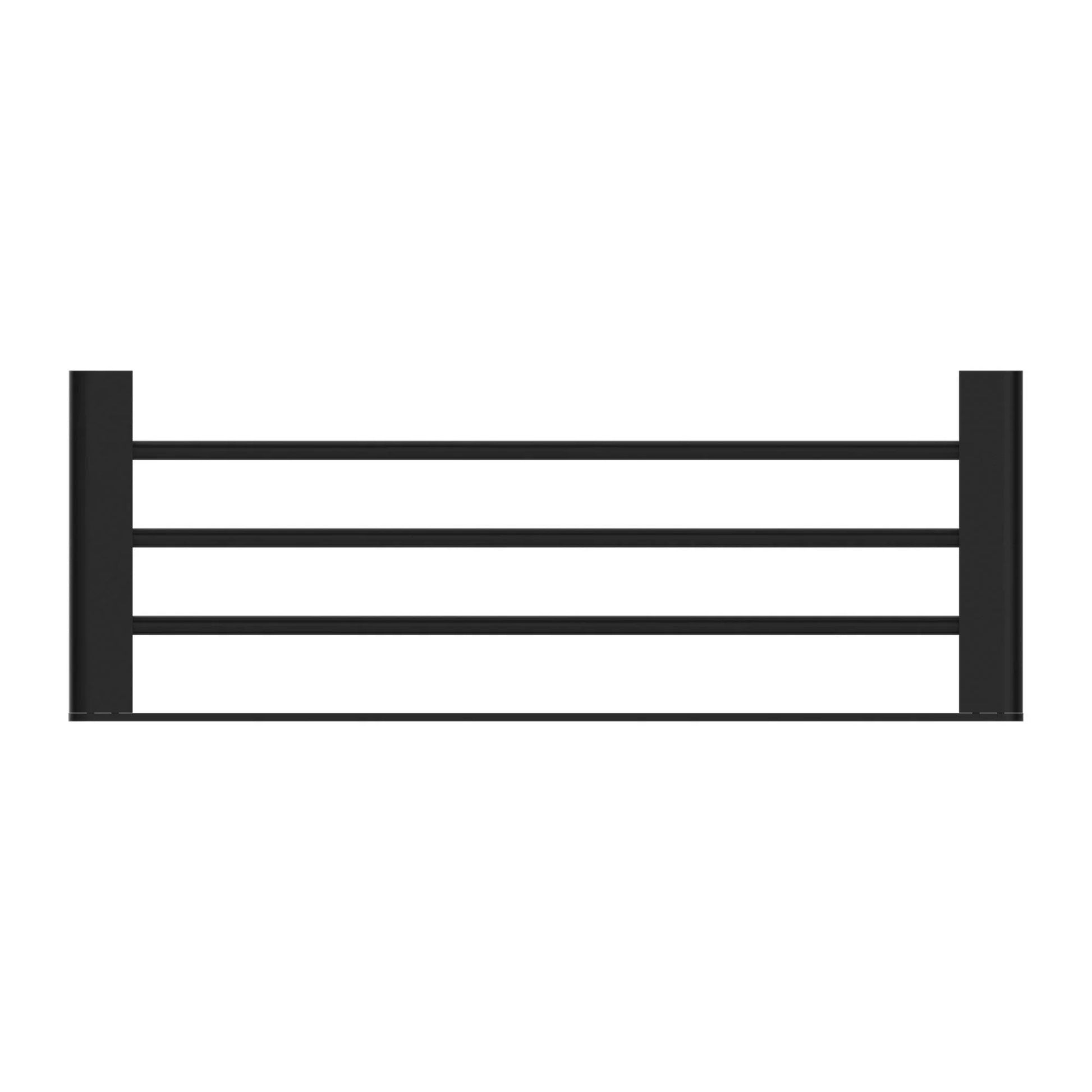 NERO BIANCA TOWEL RACK MATTE BLACK - Ideal Bathroom CentreNR9089MB