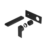 NERO BIANCA WALL BASIN/BATH MIXER 187MM TRIM KITS ONLY MATTE BLACK - Ideal Bathroom CentreNR321510ATMB