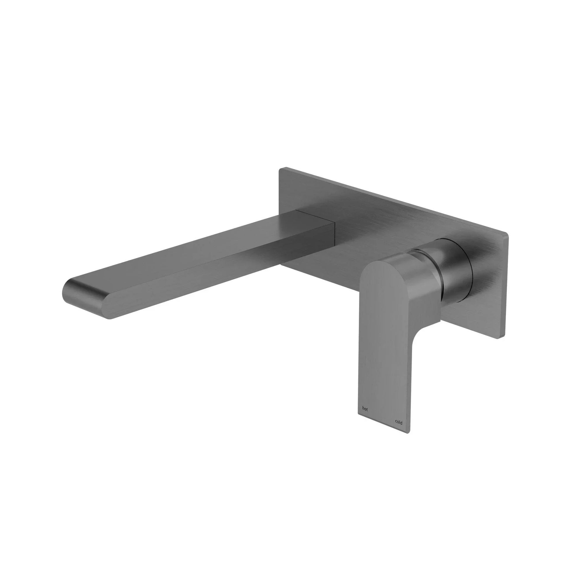 NERO BIANCA WALL BASIN/BATH MIXER 230MM GUN METAL - Ideal Bathroom CentreNR321510BGM