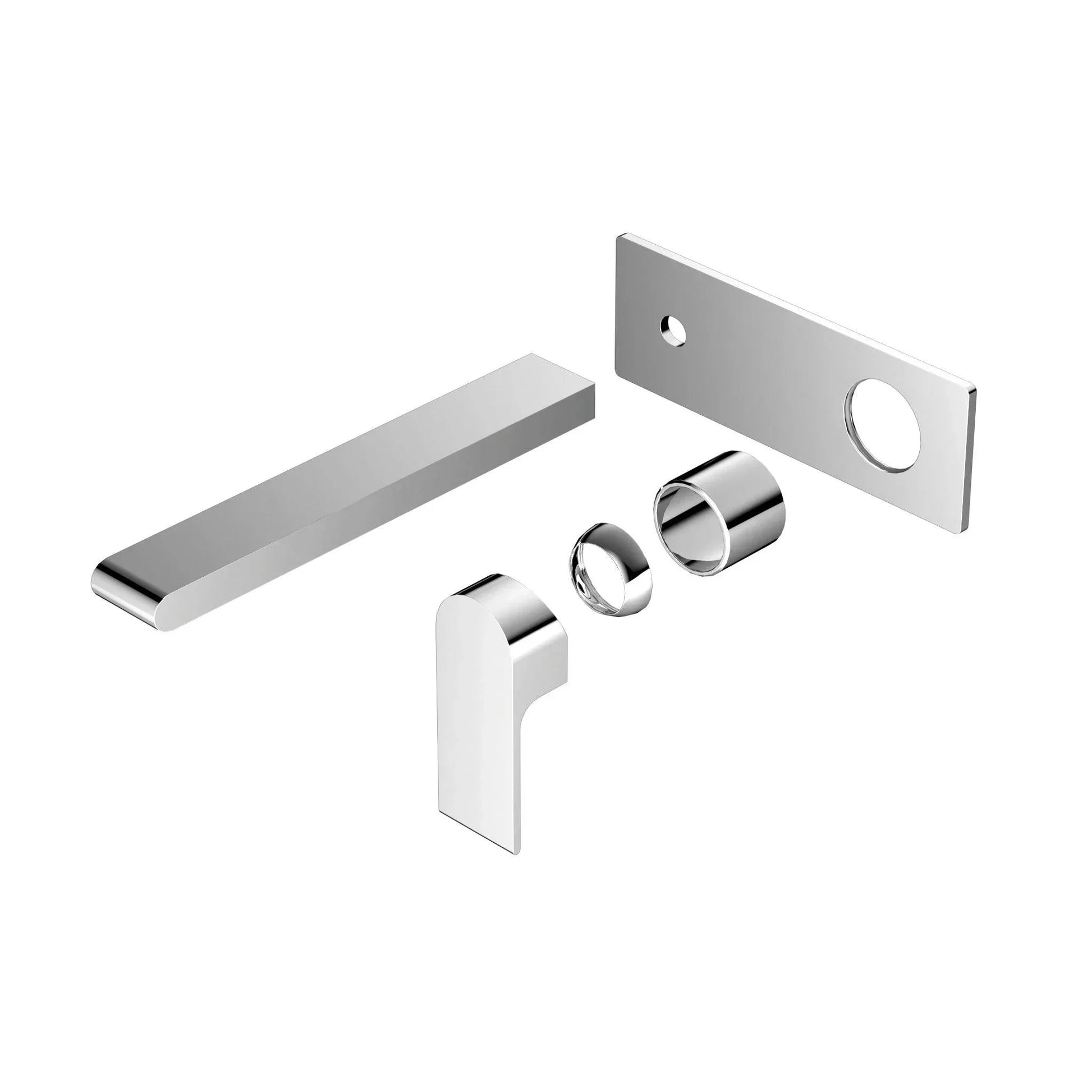 NERO BIANCA WALL BASIN/BATH MIXER 230MM TRIM KITS ONLY CHROME - Ideal Bathroom CentreNR321510BTCH