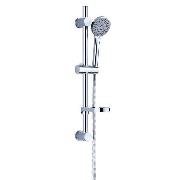 NERO BUILDER BUDGET SHOWER RAIL CHROME - Ideal Bathroom CentreNR315CH