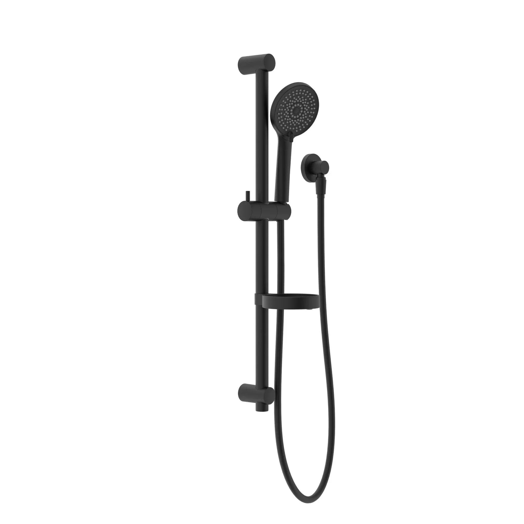 NERO BUILDER PROJECT RAIL SHOWER MATTE BLACK - Ideal Bathroom CentreNR315MB