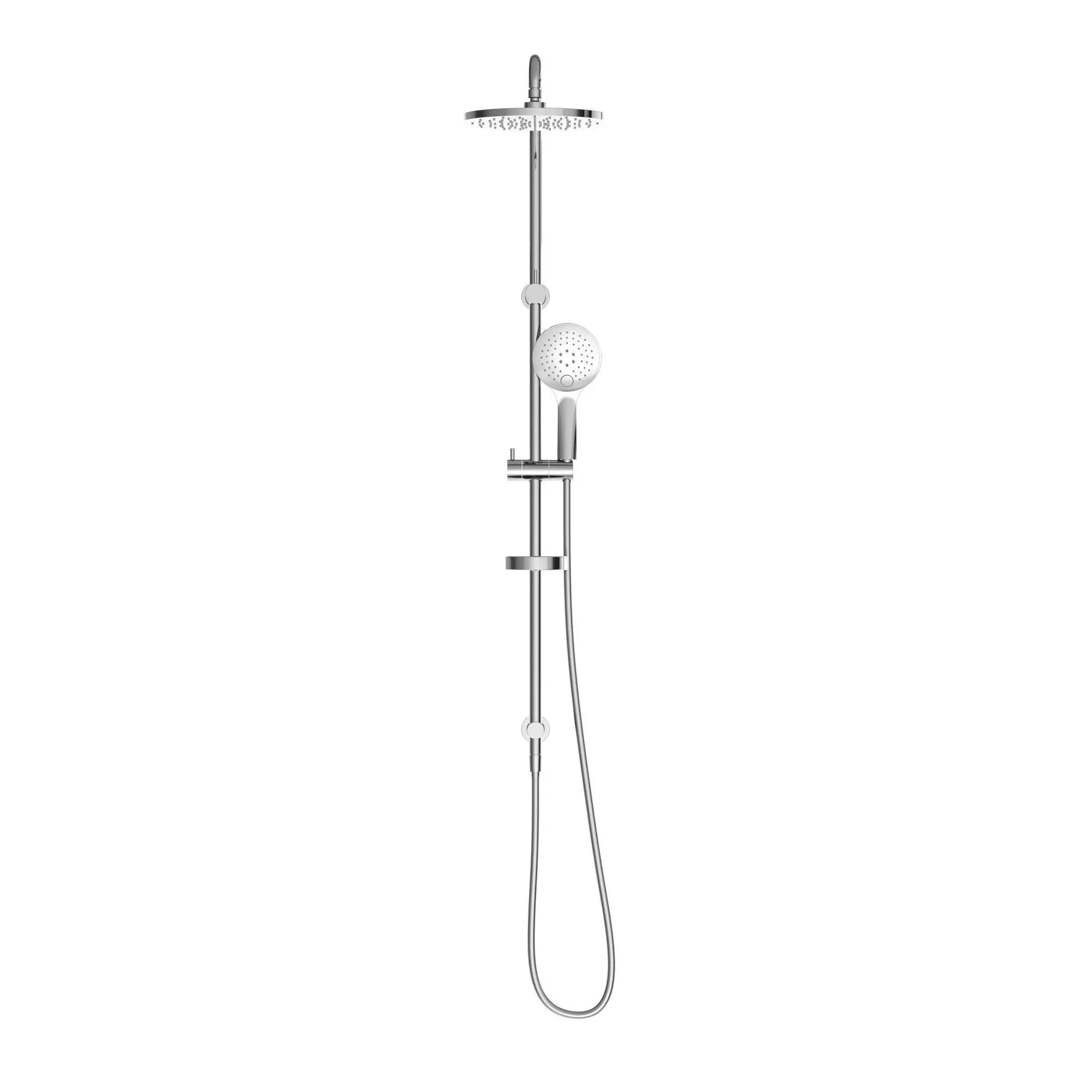 NERO BUILDER PROJECT TWIN SHOWER CHROME - Ideal Bathroom CentreNR232105cCH