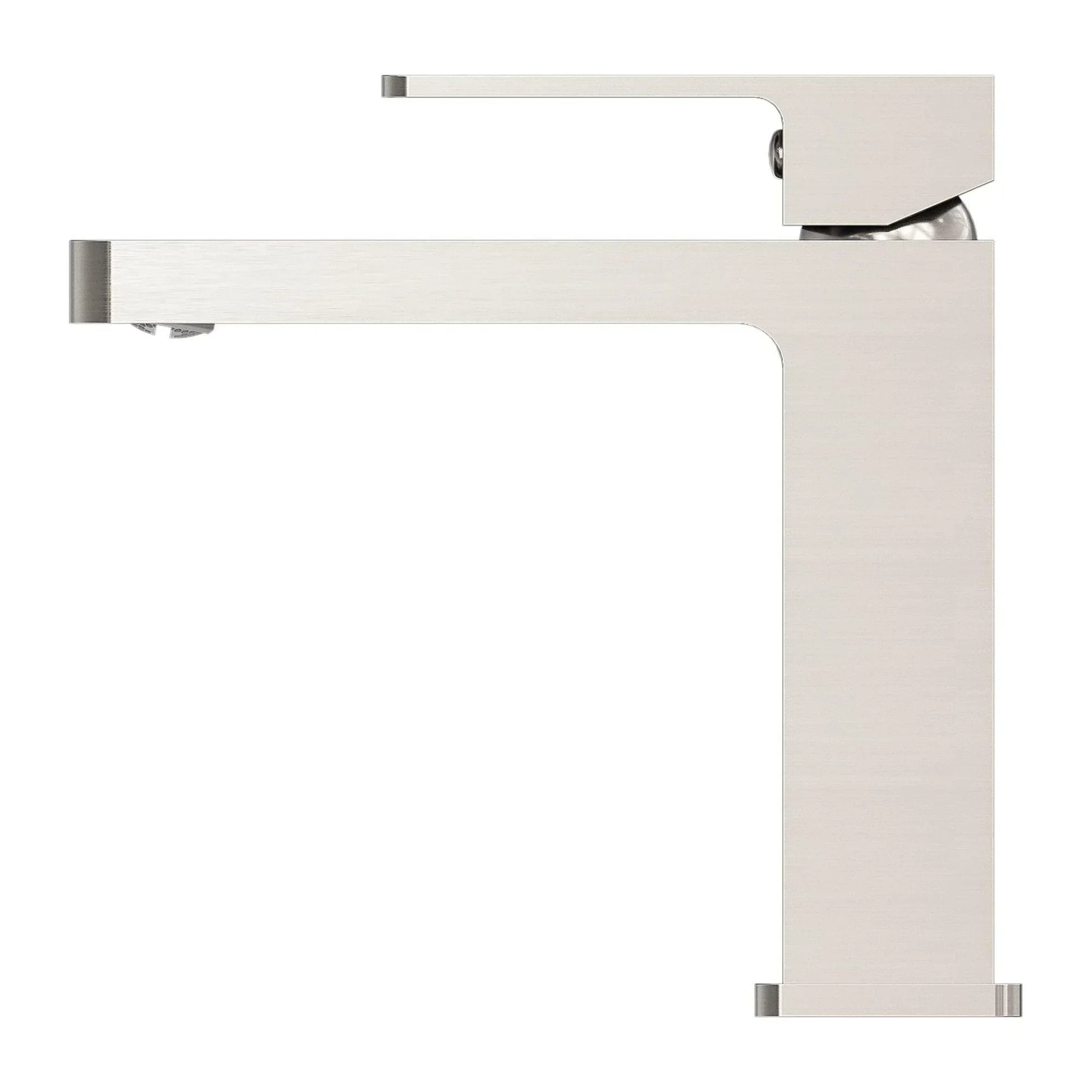 NERO CELIA BASIN MIXER BUILDERS RANGE BRUSHED NICKEL - Ideal Bathroom CentreNR301502BN