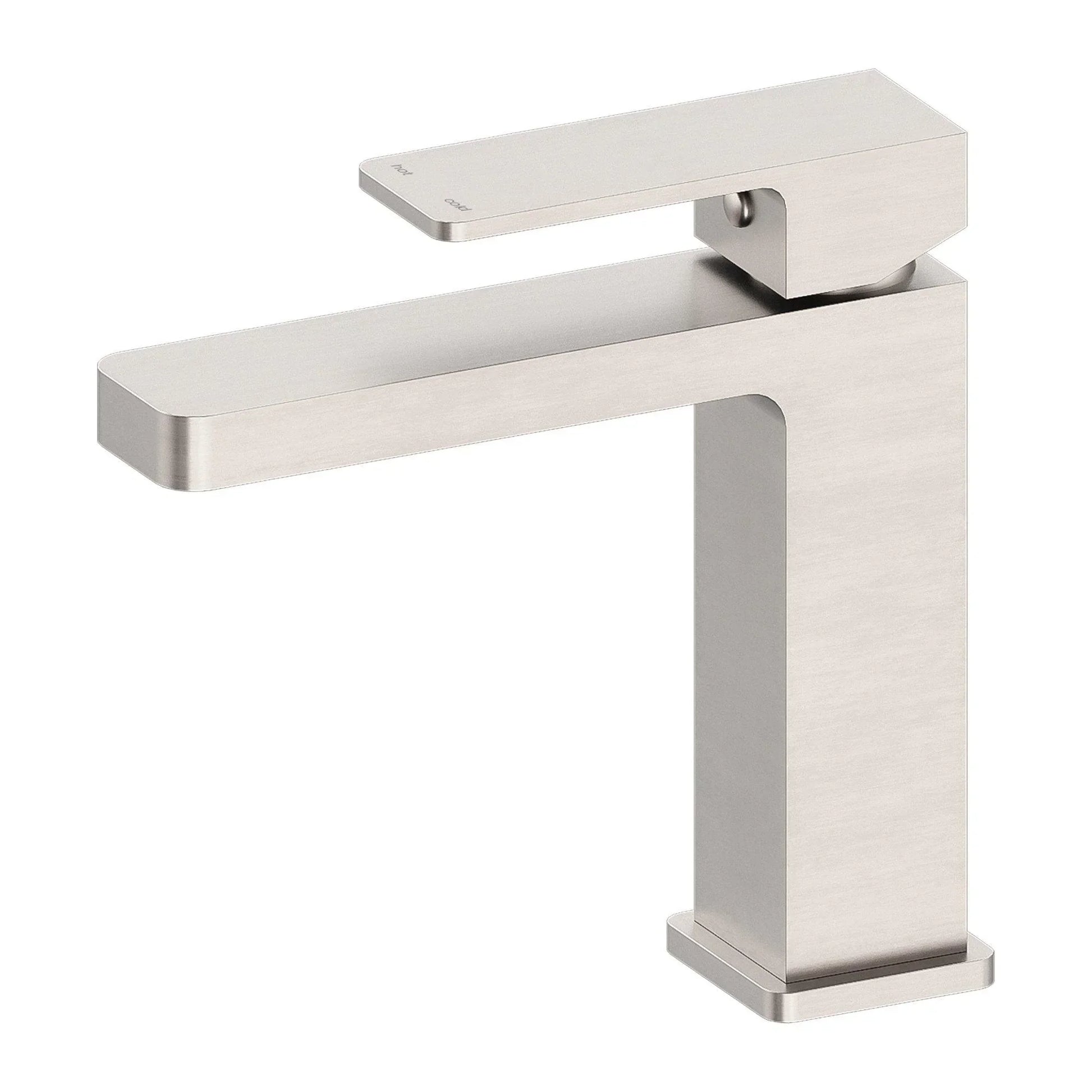 NERO CELIA BASIN MIXER BUILDERS RANGE BRUSHED NICKEL - Ideal Bathroom CentreNR301502BN