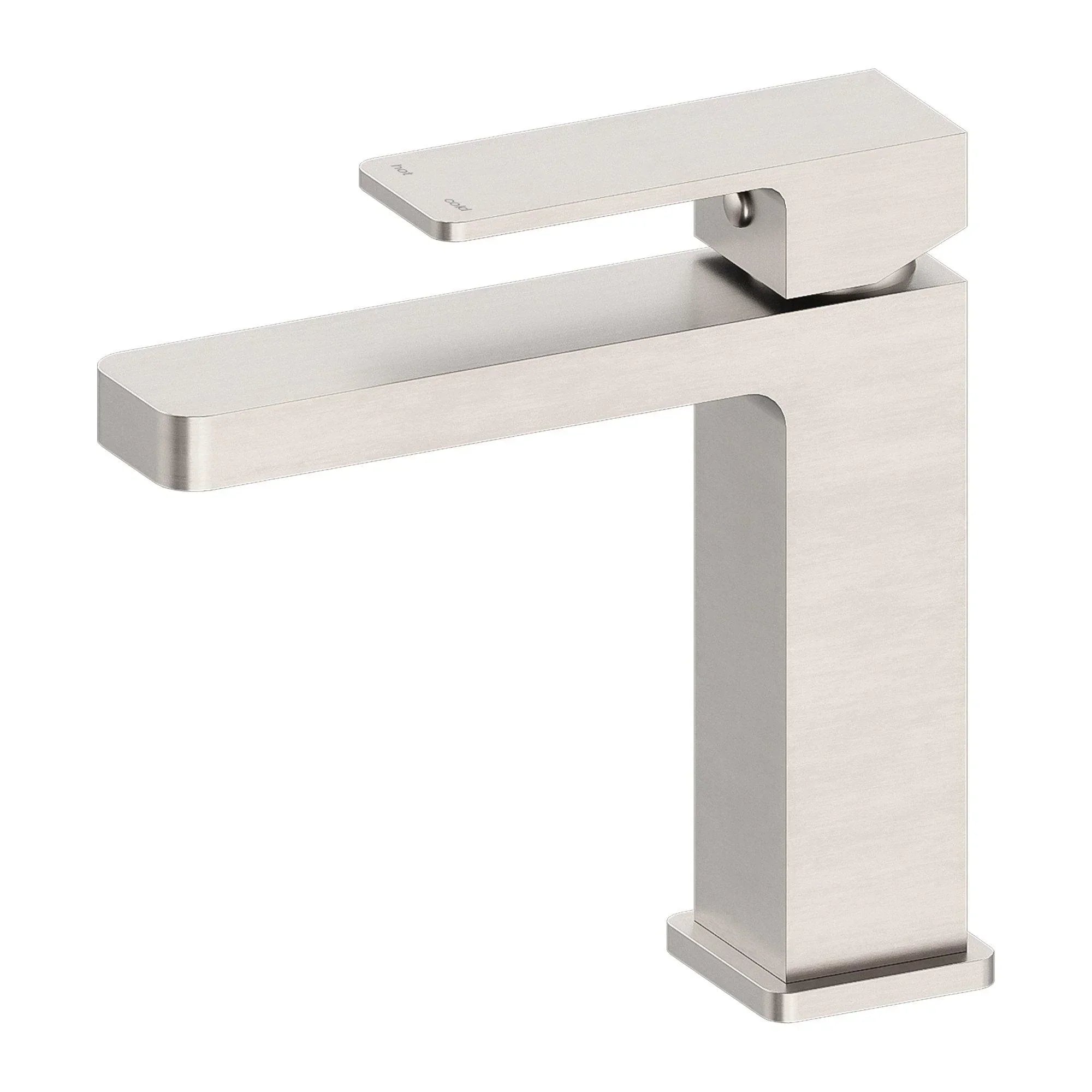 NERO CELIA BASIN MIXER BUILDERS RANGE BRUSHED NICKEL - Ideal Bathroom CentreNR301502BN