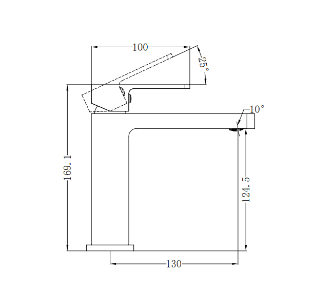 NERO CELIA BASIN MIXER BUILDERS RANGE CHROME - Ideal Bathroom CentreNR301502CH