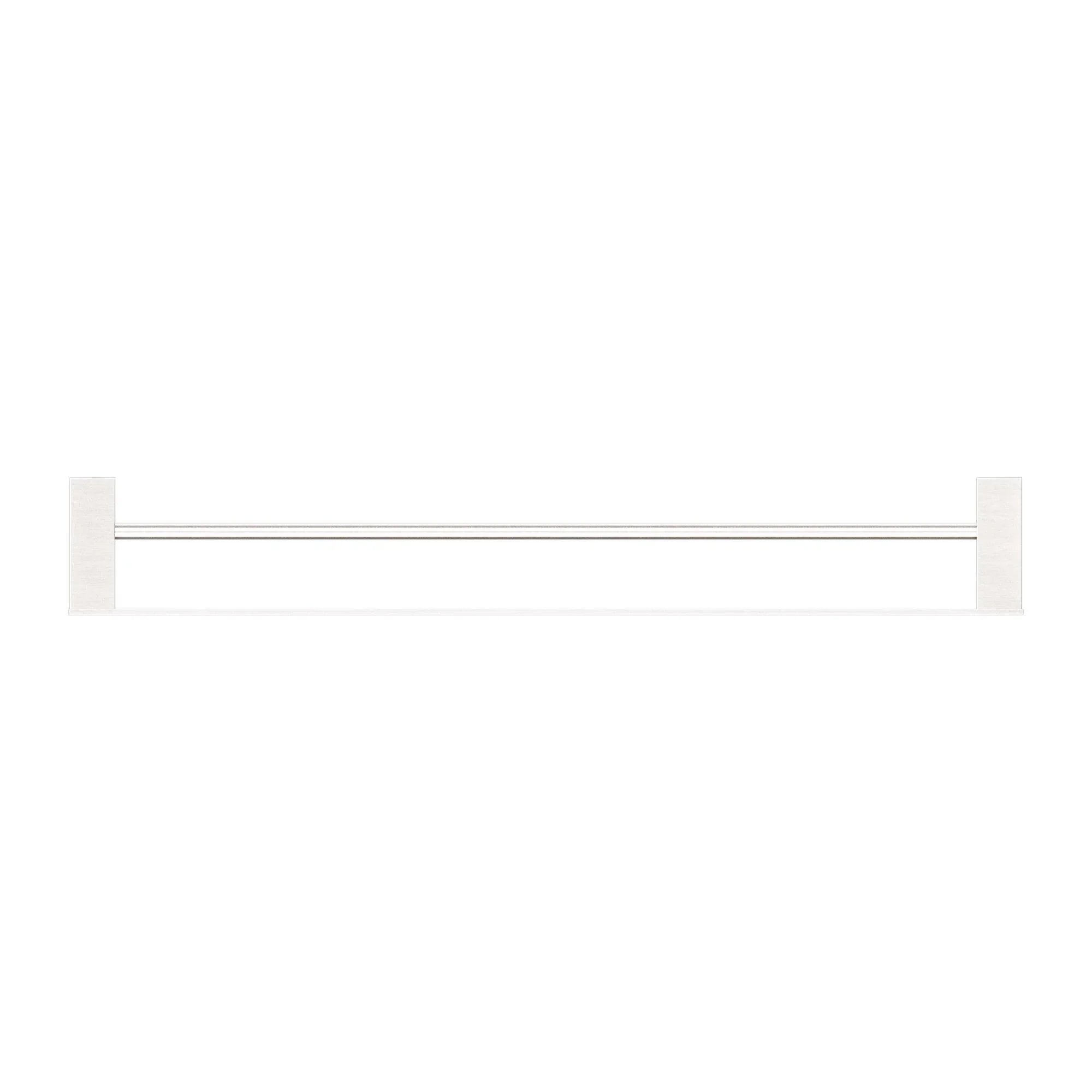 NERO CELIA DOUBLE TOWEL RAIL 800MM BRUSHED NICKEL - Ideal Bathroom CentreNR4630dBN