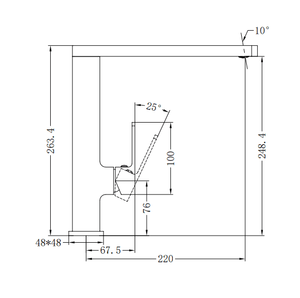 NERO CELIA KITCHEN MIXER BRUSHED NICKEL - Ideal Bathroom CentreNR301507BN