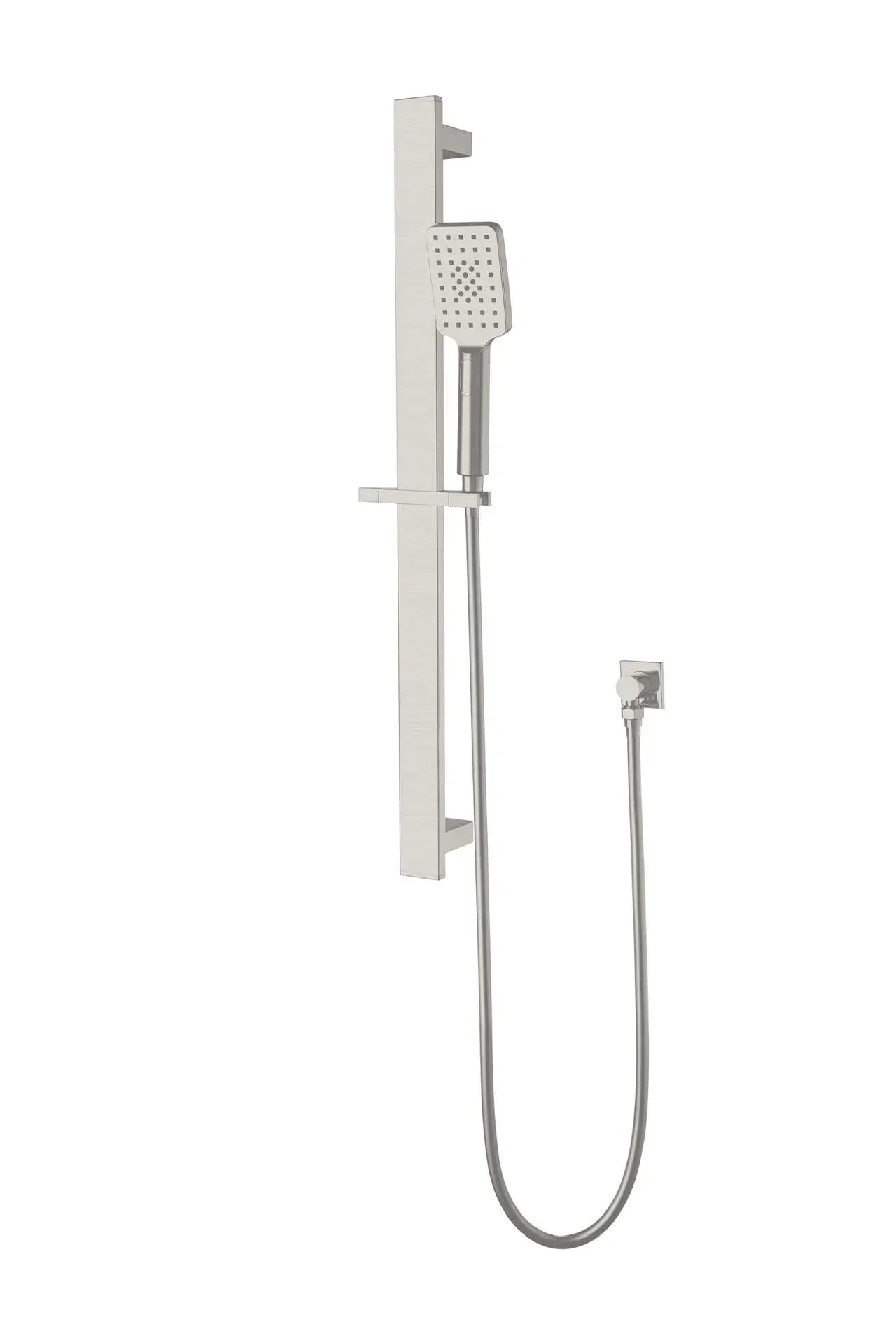 NERO CELIA NEW SHOWER RAIL BRUSHED NICKEL - Ideal Bathroom CentreNR316BN