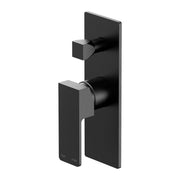 NERO CELIA SHOWER MIXER WITH DIVERTOR MATTE BLACK - Ideal Bathroom CentreNR301509aMB