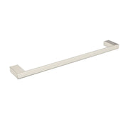 NERO CELIA SINGLE TOWEL RAIL 600MM BRUSHED NICKEL - Ideal Bathroom CentreNR4624BN