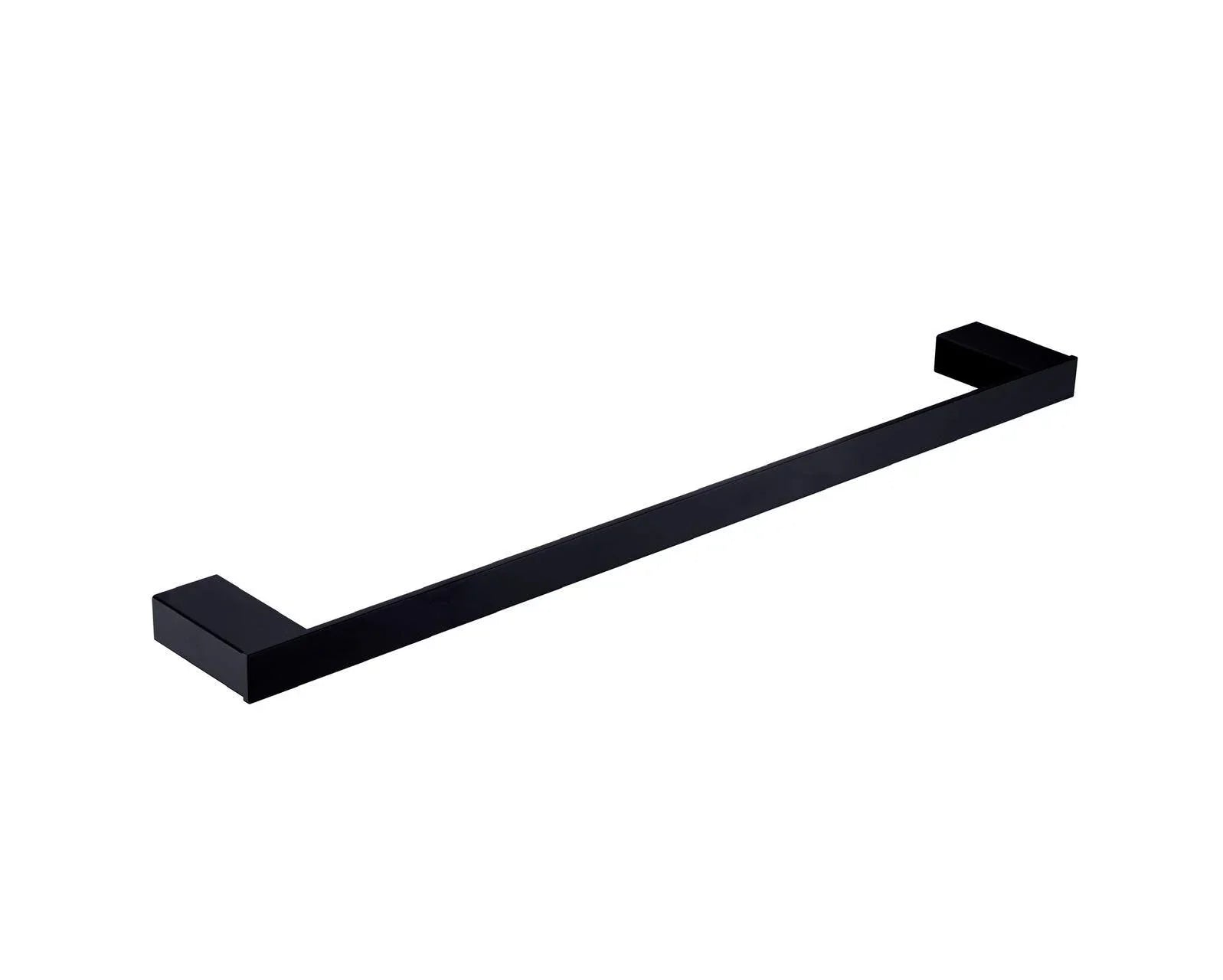 NERO CELIA SINGLE TOWEL RAIL 600MM MATTE BLACK - Ideal Bathroom CentreNR4624MB