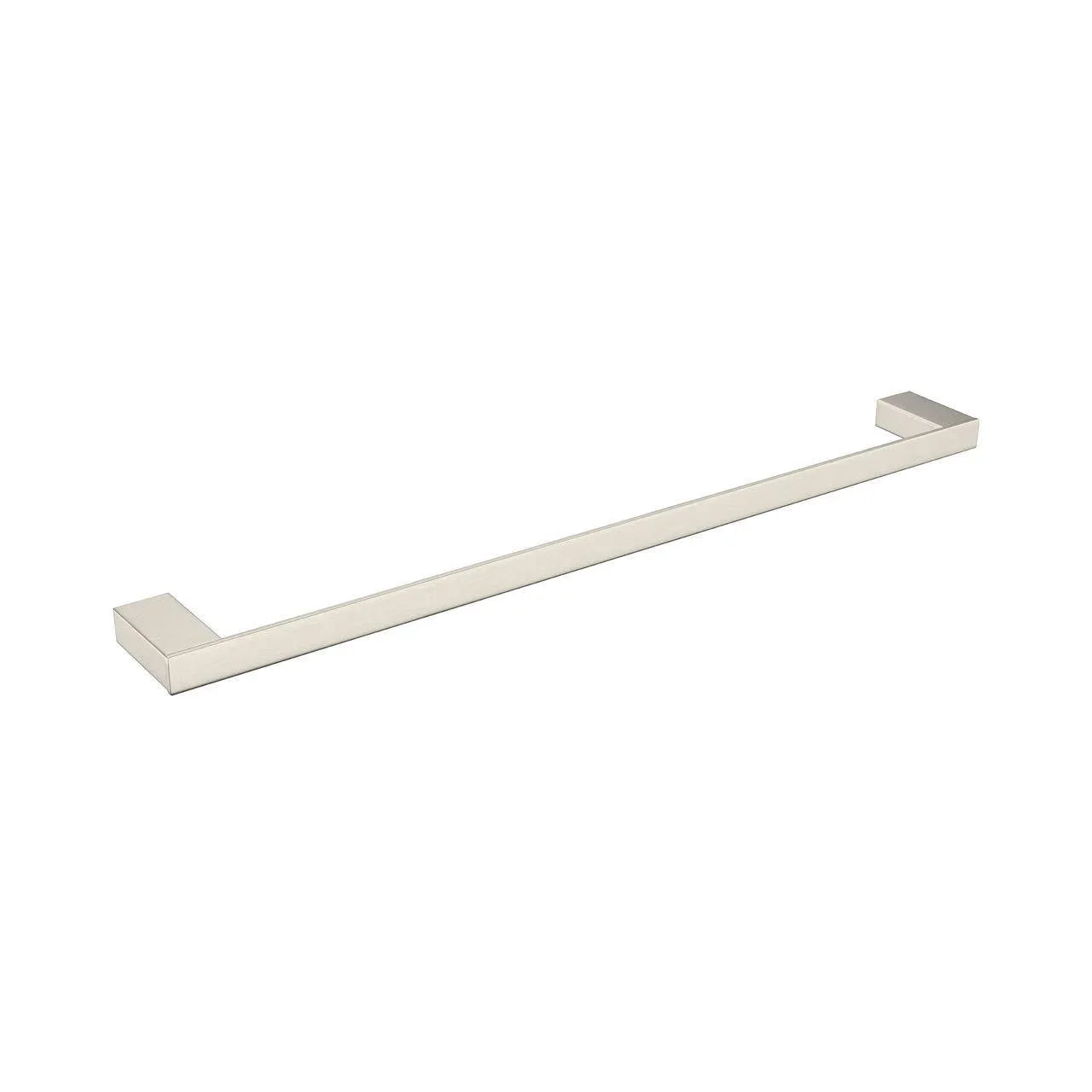 NERO CELIA SINGLE TOWEL RAIL 800MM BRUSHED NICKEL - Ideal Bathroom CentreNR4630BN
