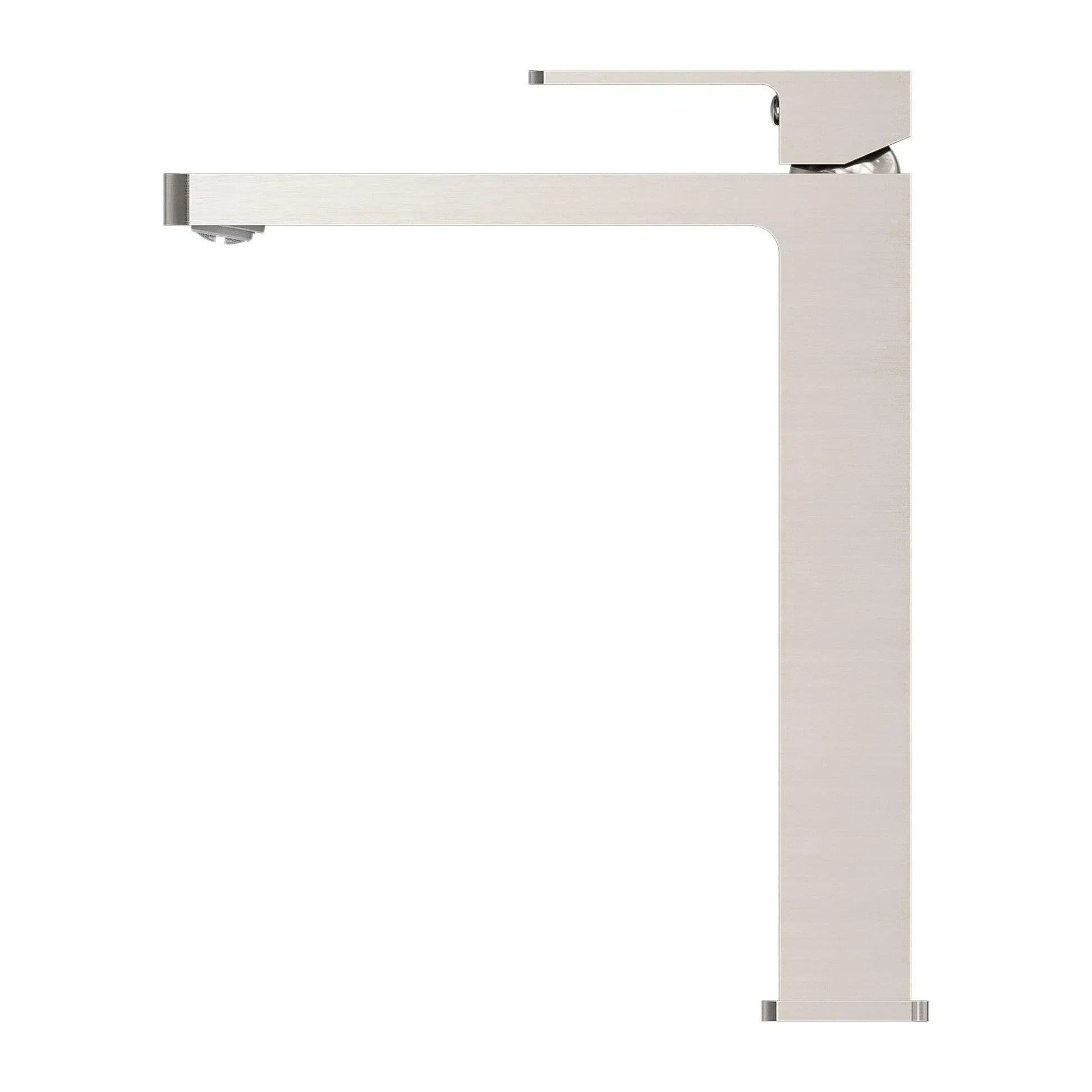NERO CELIA TALL BASIN MIXER BRUSHED NICKEL - Ideal Bathroom CentreNR301501aBN