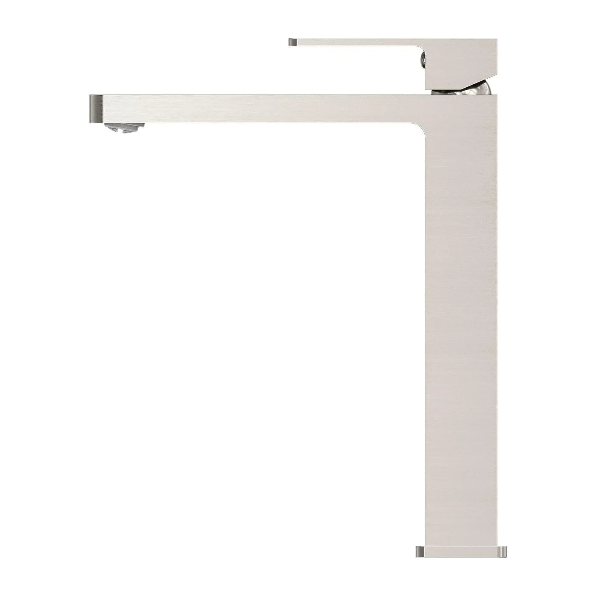 NERO CELIA TALL BASIN MIXER BRUSHED NICKEL - Ideal Bathroom CentreNR301501aBN