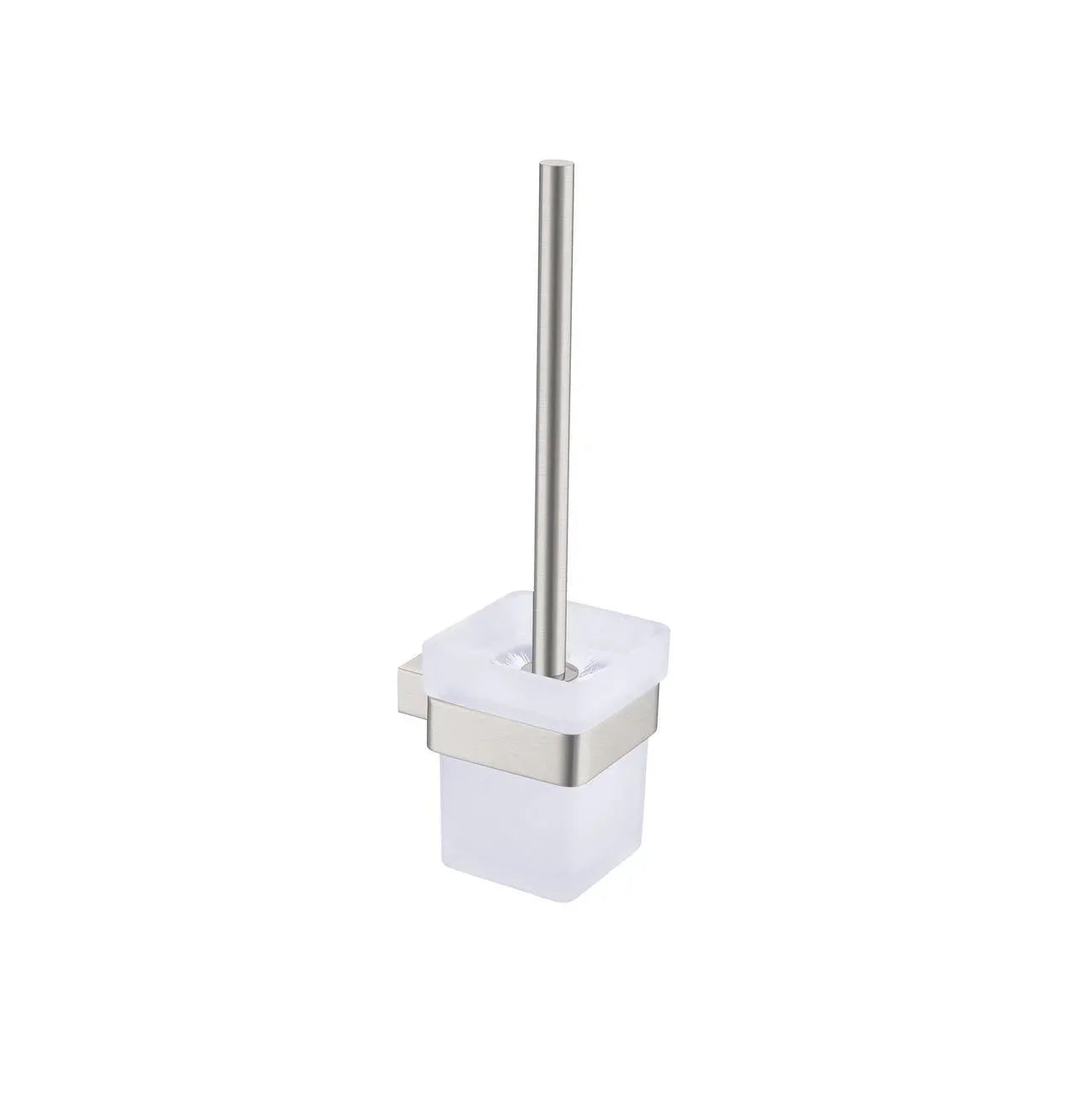 NERO CELIA TOILET BRUSH HOLDER BRUSHED NICKEL - Ideal Bathroom CentreNR4688BN