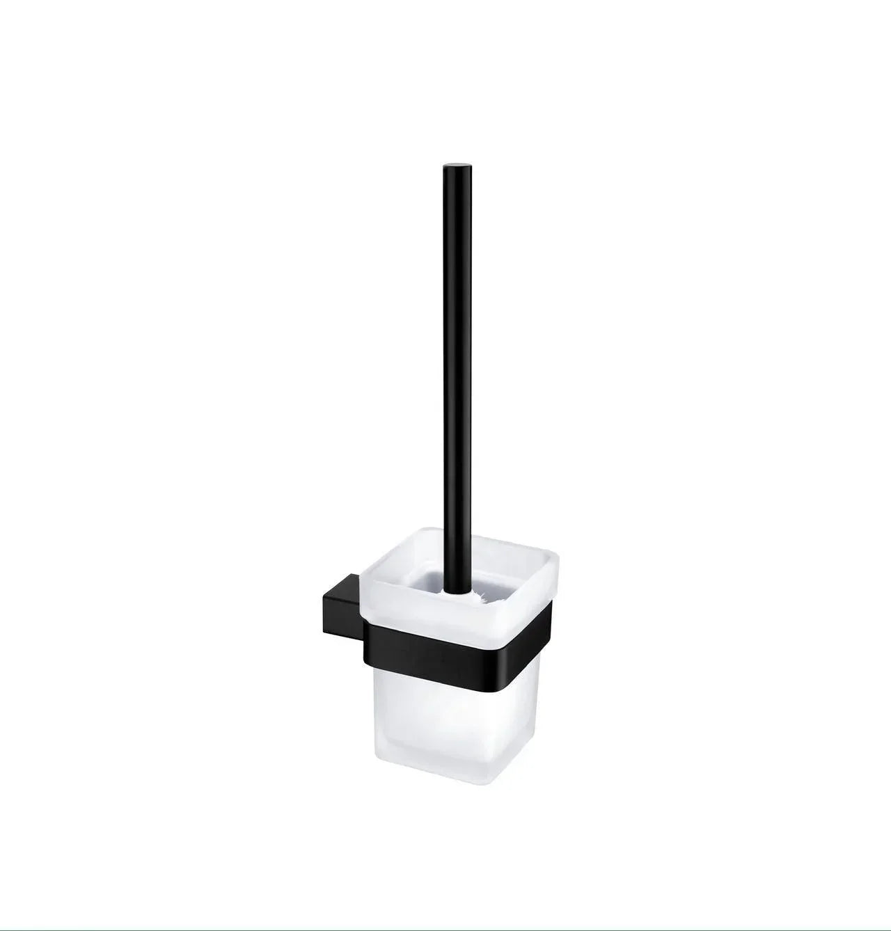 NERO CELIA TOILET BRUSH HOLDER MATTE BLACK - Ideal Bathroom CentreNR4688MB