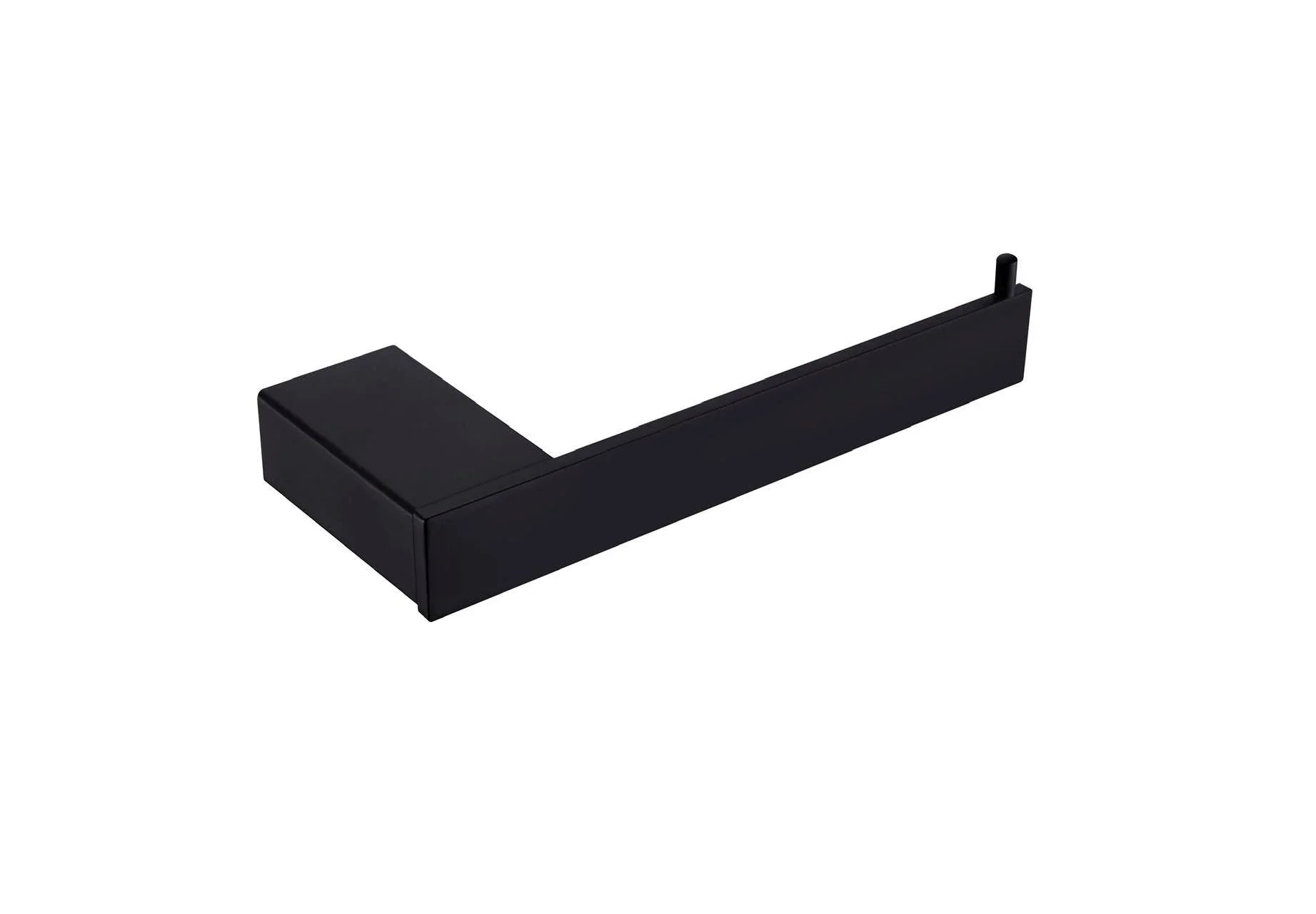 NERO CELIA TOILET ROLL HOLDER MATTE BLACK - Ideal Bathroom CentreNR4686MB