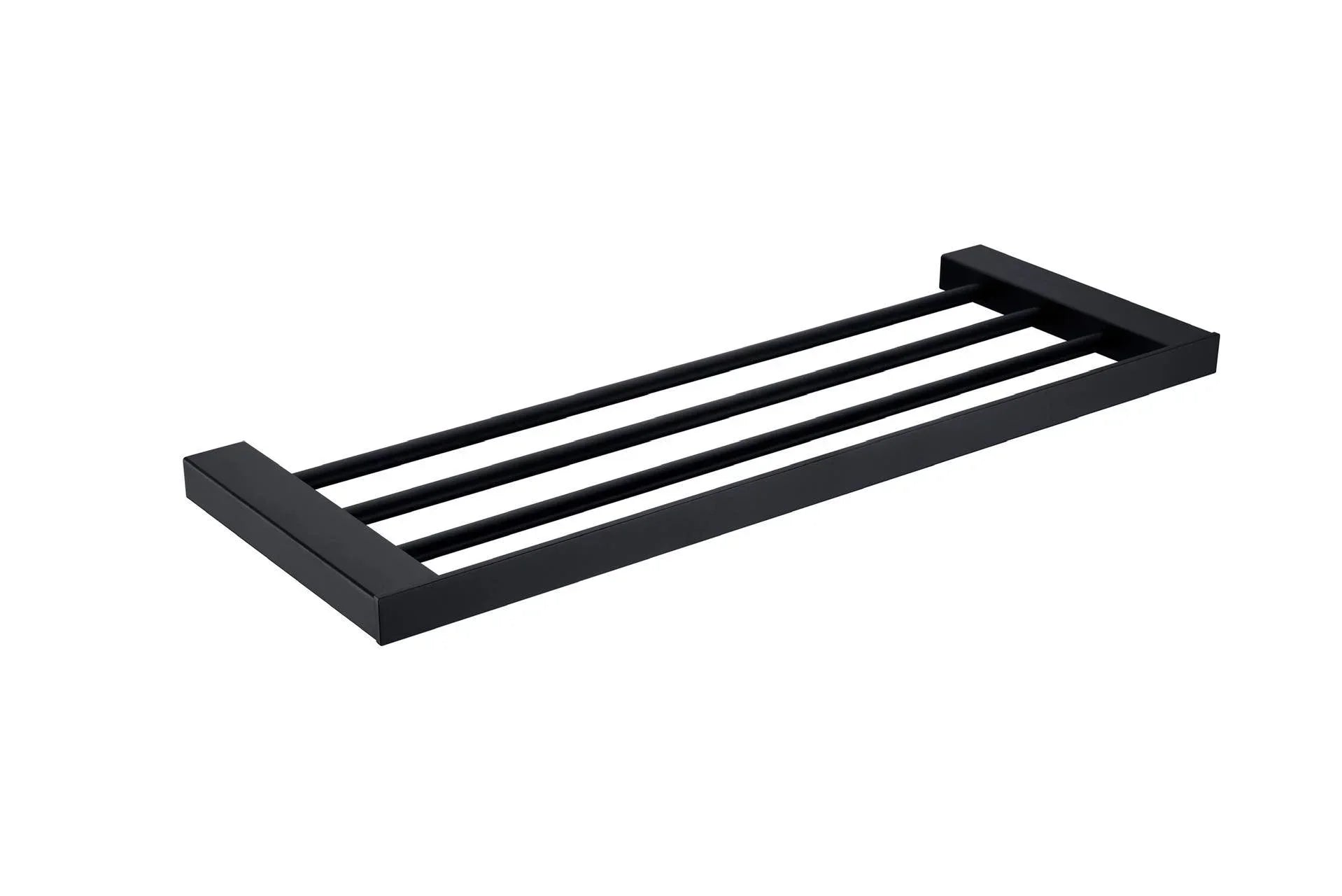 NERO CELIA TOWEL RACK MATTE BLACK - Ideal Bathroom CentreNR4689MB