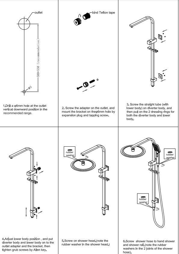 NERO CELIA TWIN SHOWER BRUSHED NICKEL - Ideal Bathroom CentreNR301505cBN