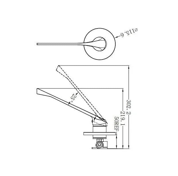 NERO CLASSIC CARE SHOWER MIXER EXTENDED HANDLE CHROME - Ideal Bathroom CentreNR110009eCH